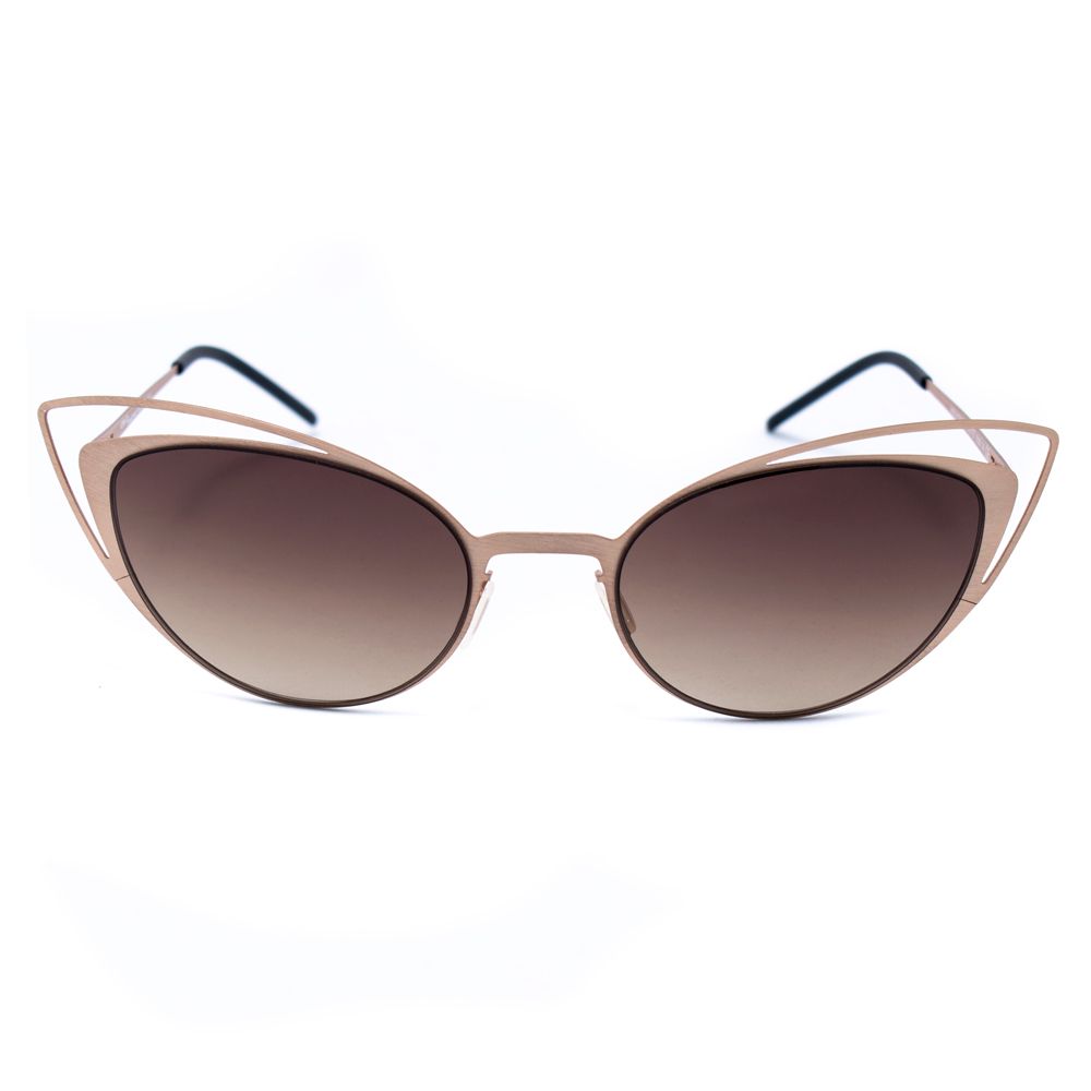 Italia Independent Gold Metal Sunglasses Glam Steals