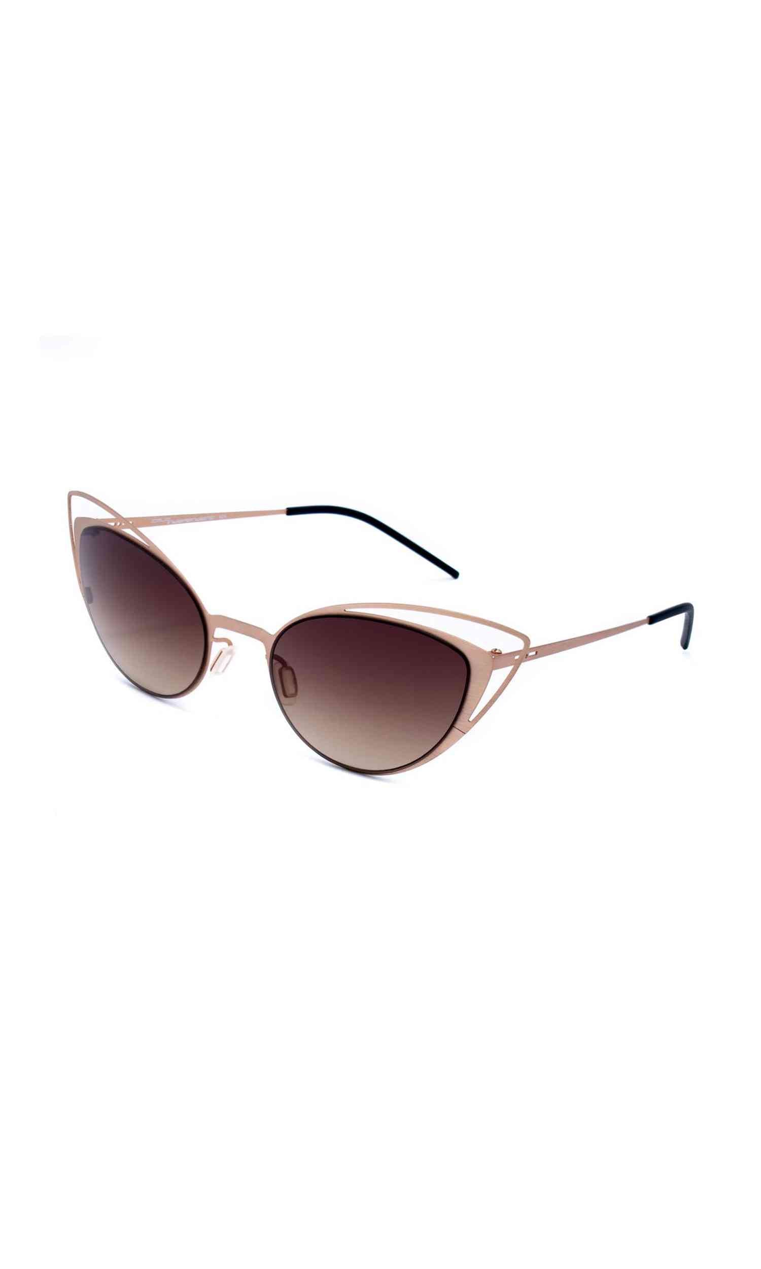 Italia Independent Gold Metal Sunglasses Glam Steals