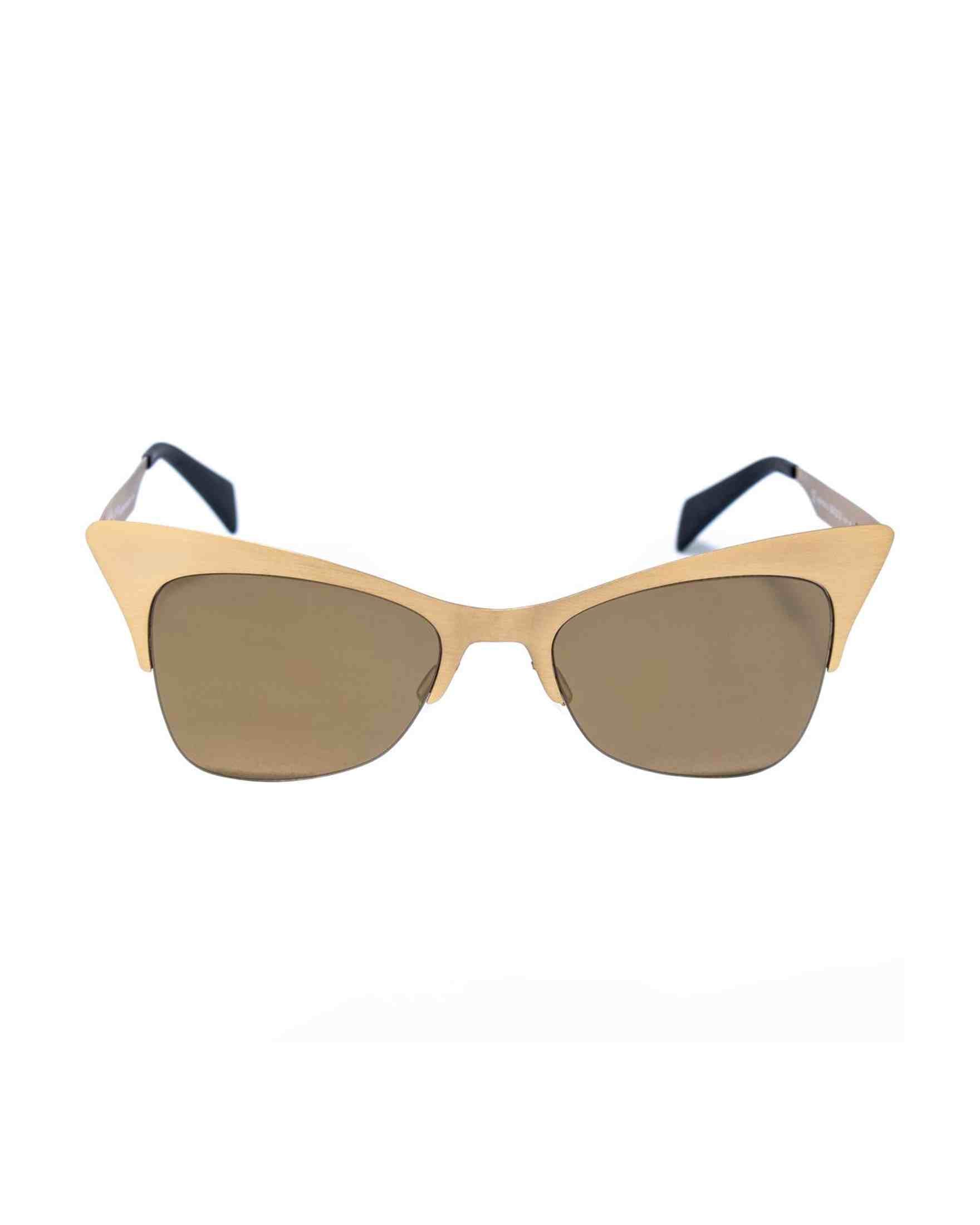 Italia Independent Gold Metal Sunglasses Glam Steals