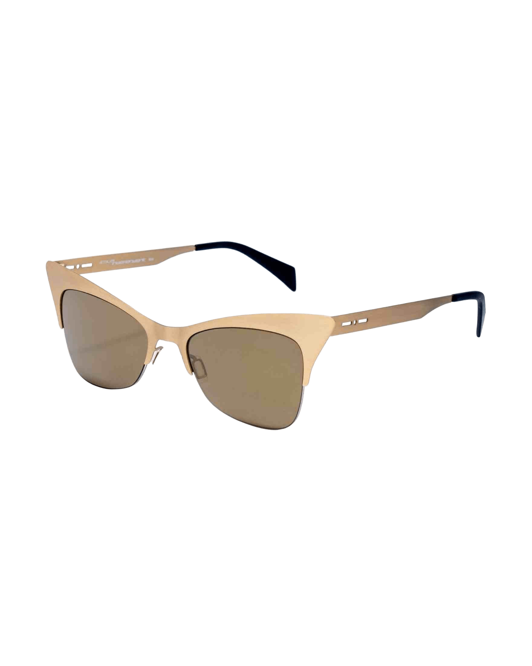 Italia Independent Gold Metal Sunglasses Glam Steals