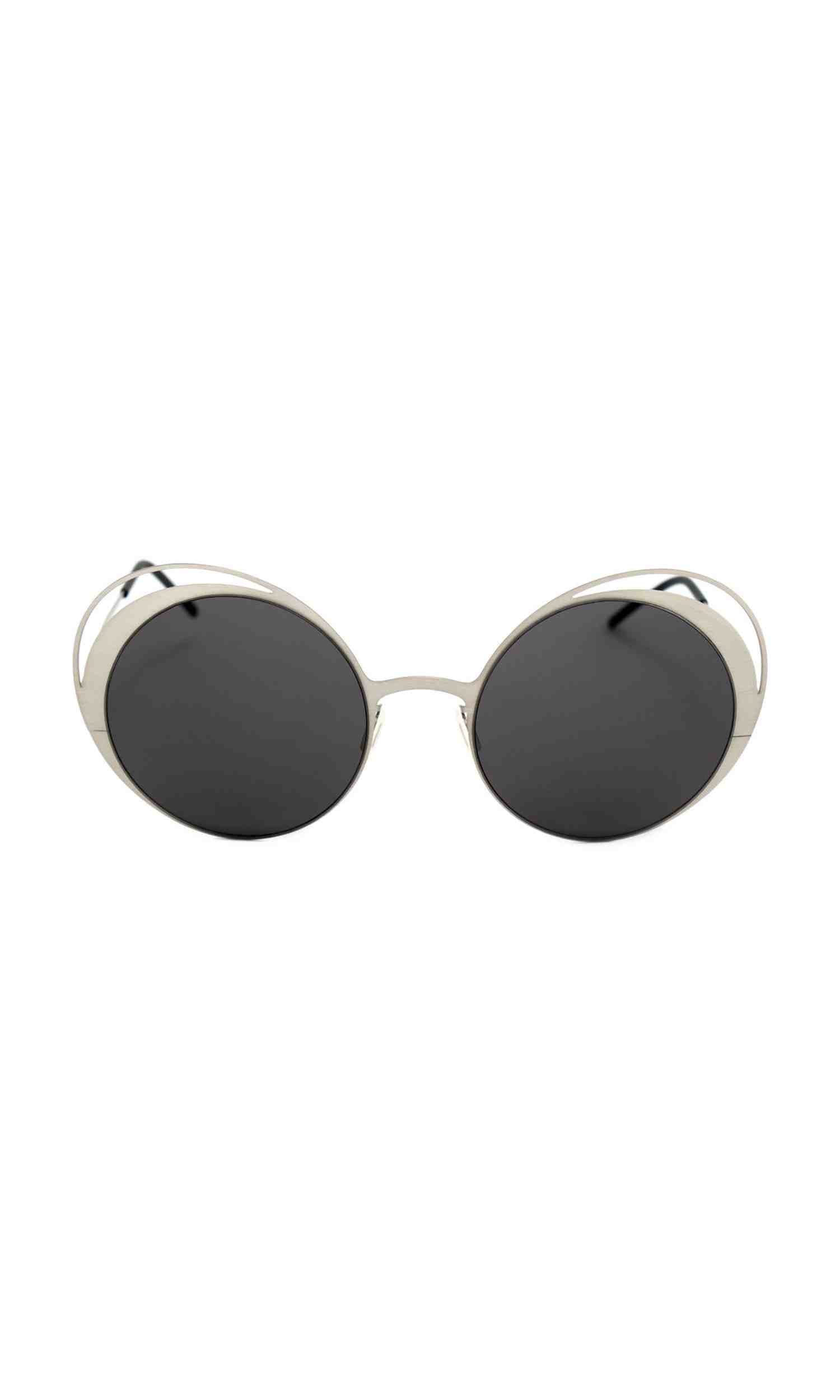 Italia Independent Gray Metal Sunglasses Glam Steals