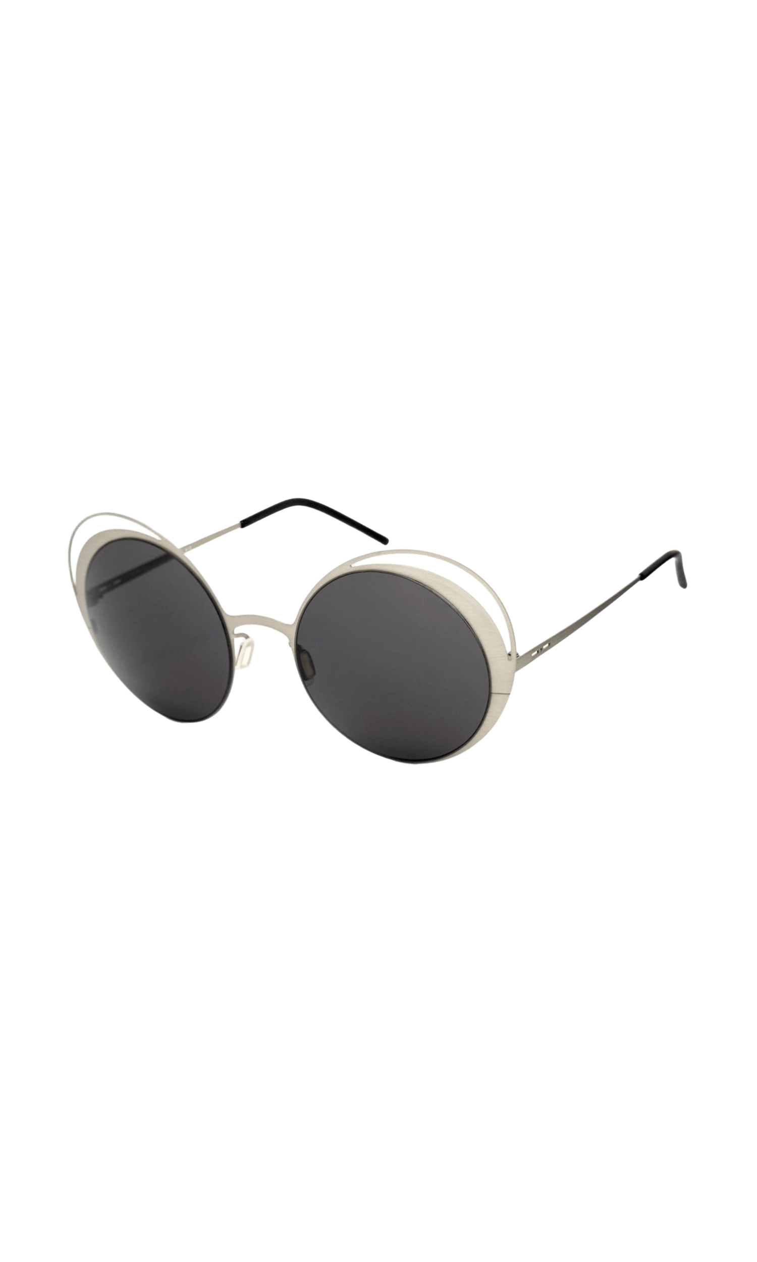 Italia Independent Gray Metal Sunglasses Glam Steals