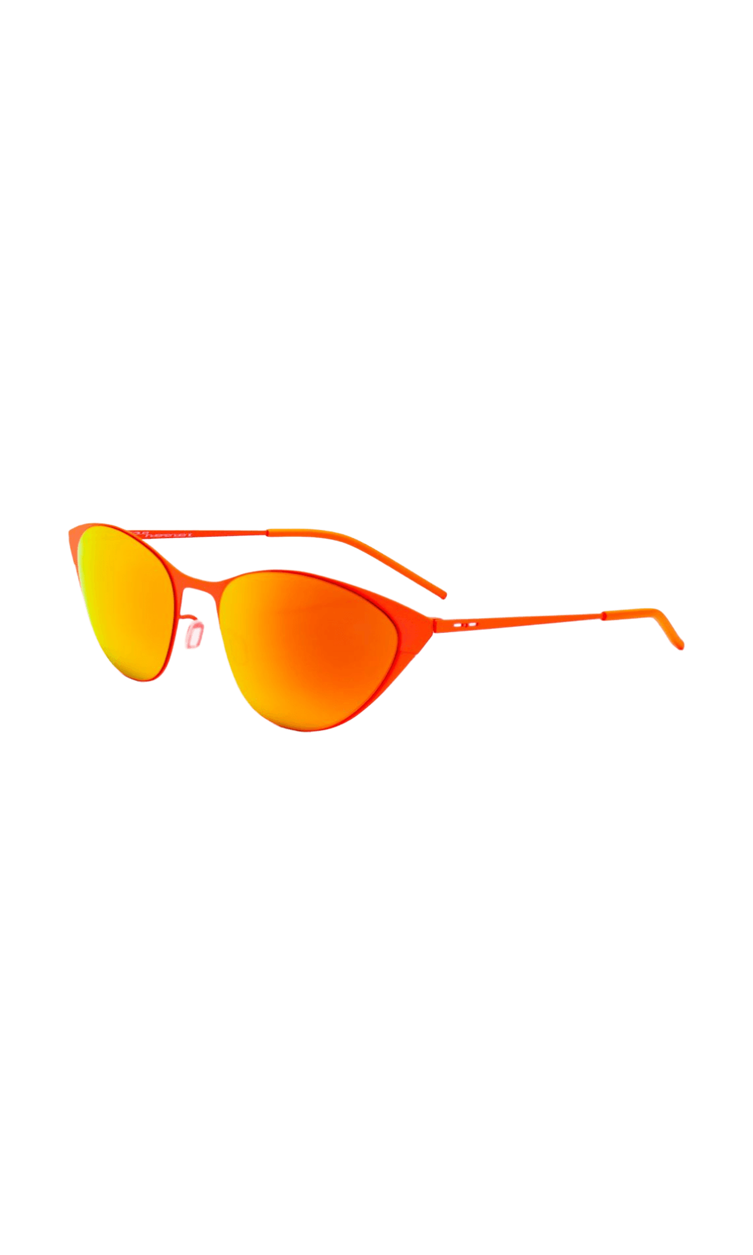 Italia Independent Orange Metal Sunglasses Glam Steals