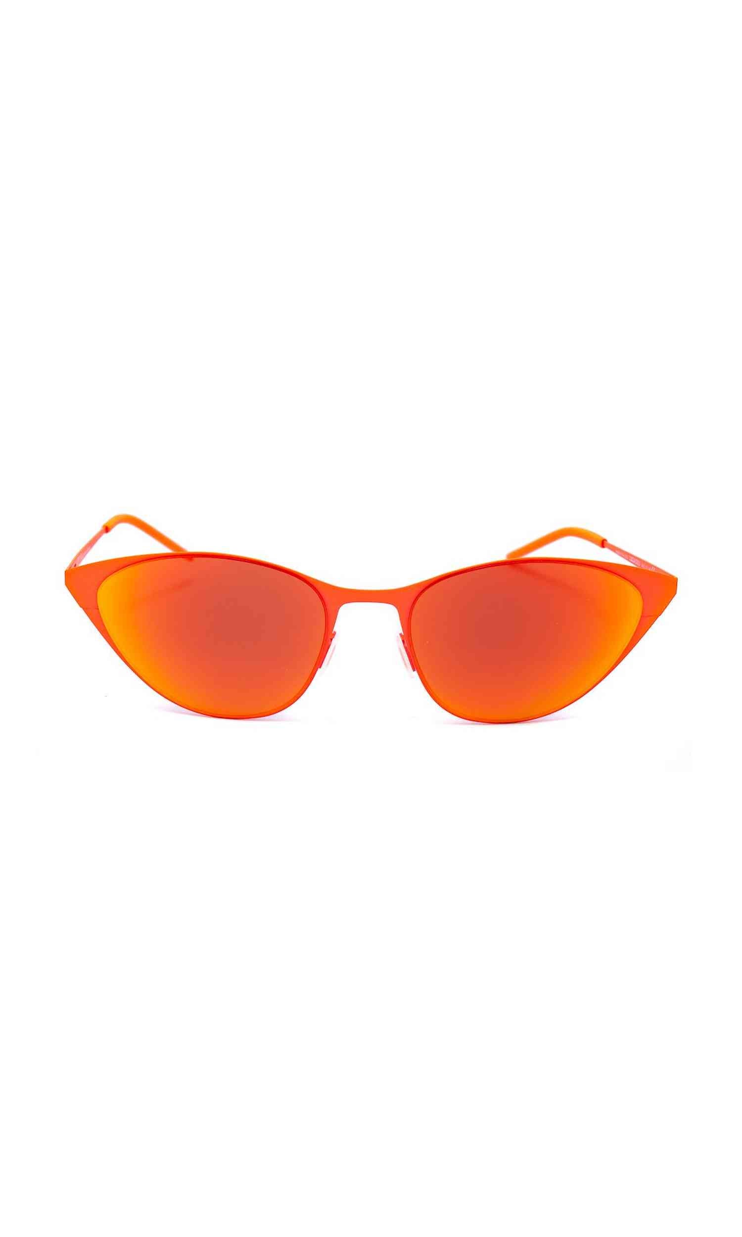 Italia Independent Orange Metal Sunglasses Glam Steals