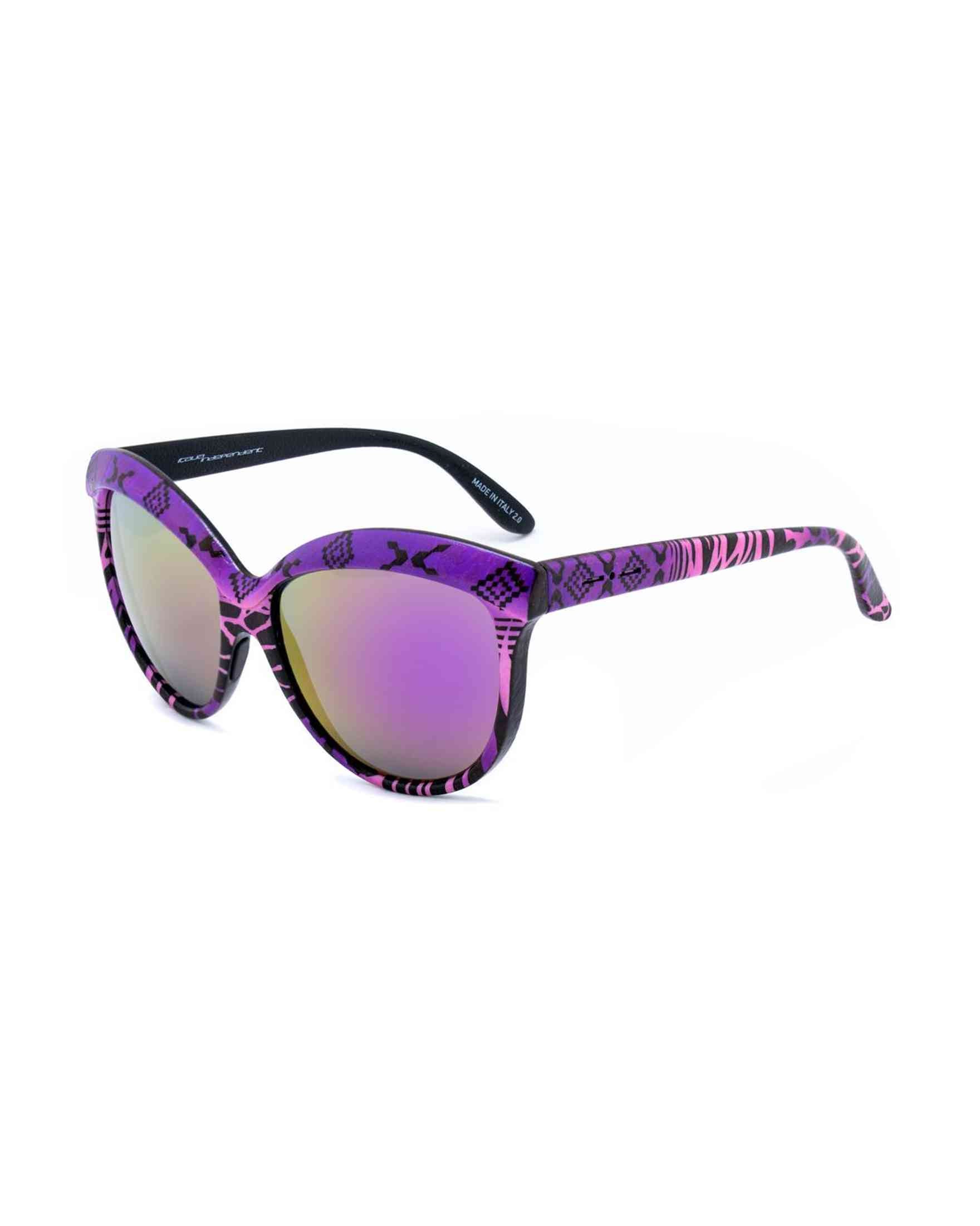 Italia Independent Purple Acetate Sunglasses Glam Steals