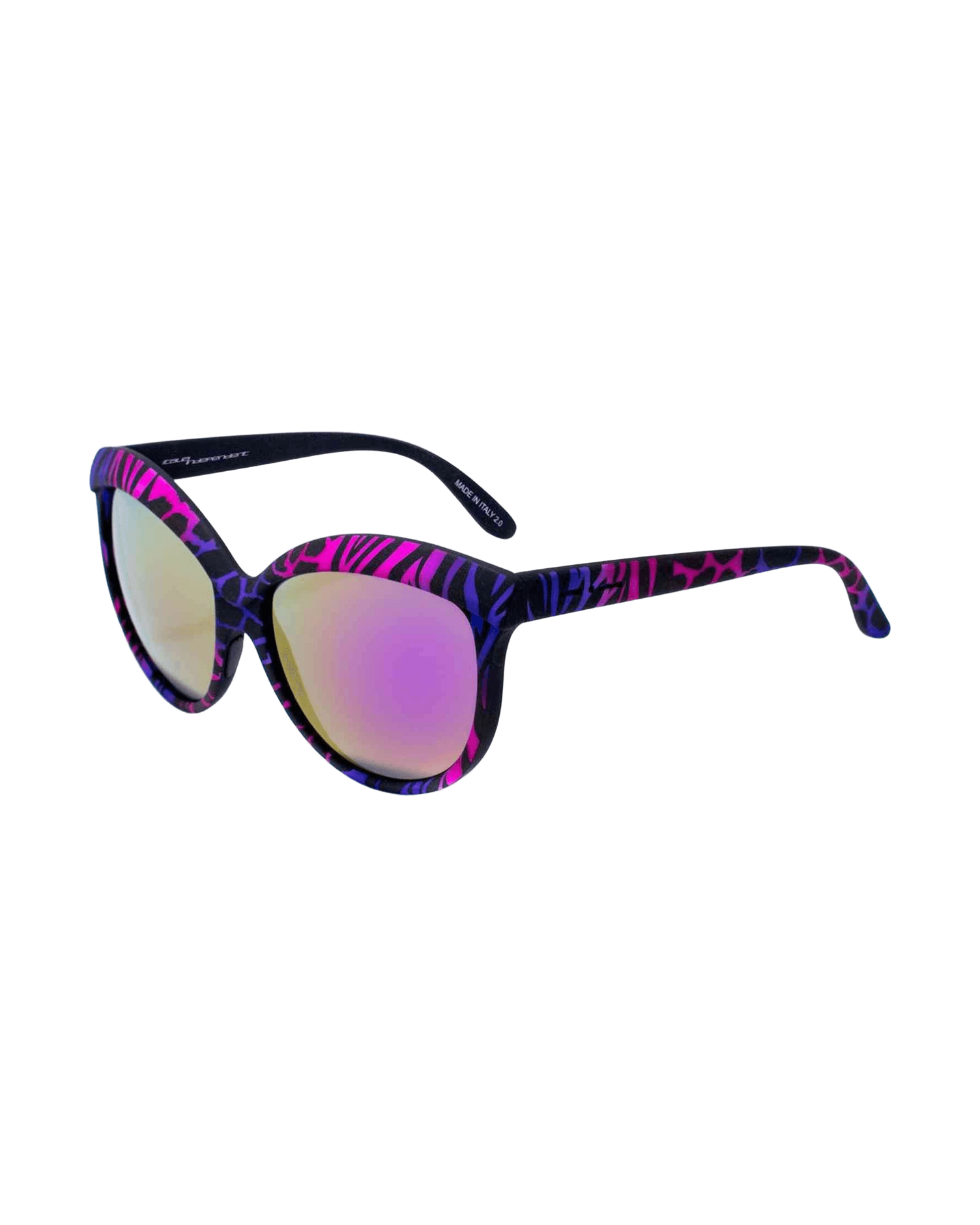 Italia Independent Purple Acetate Sunglasses Glam Steals