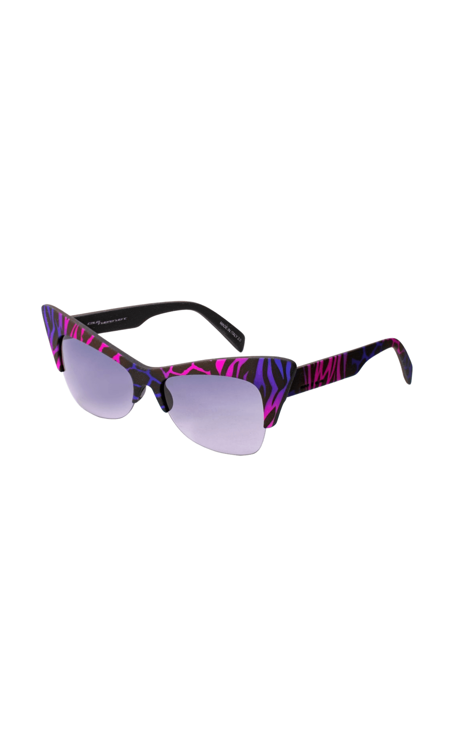 Italia Independent Purple Acetate Sunglasses Glam Steals