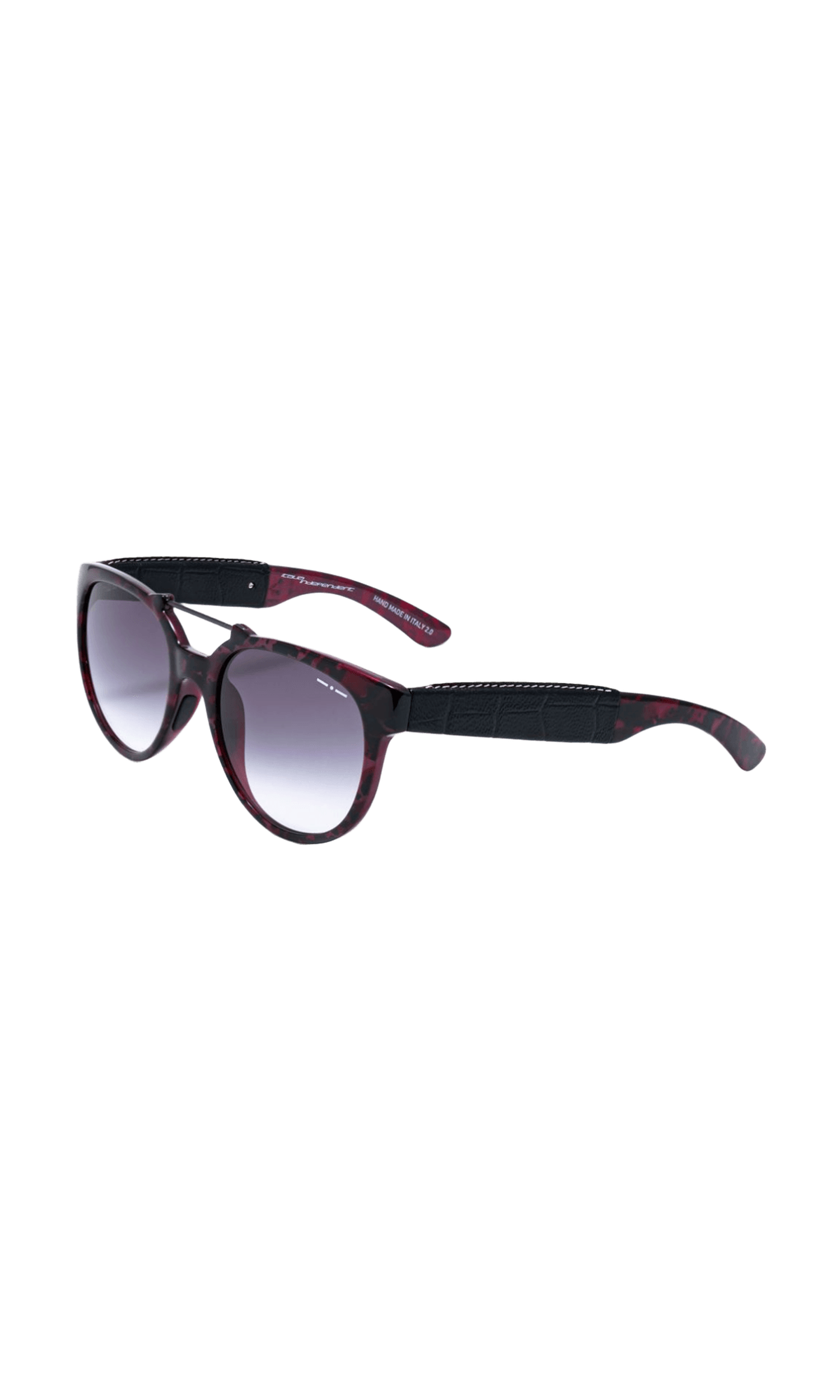 Italia Independent Purple Acetate Sunglasses Glam Steals