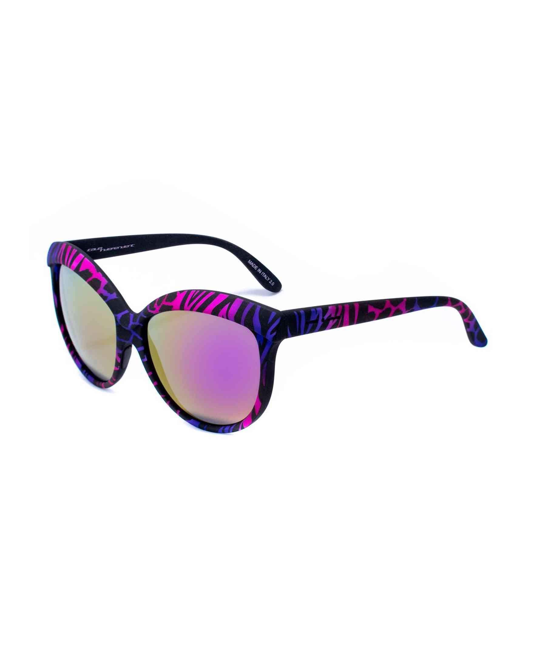 Italia Independent Purple Acetate Sunglasses Glam Steals