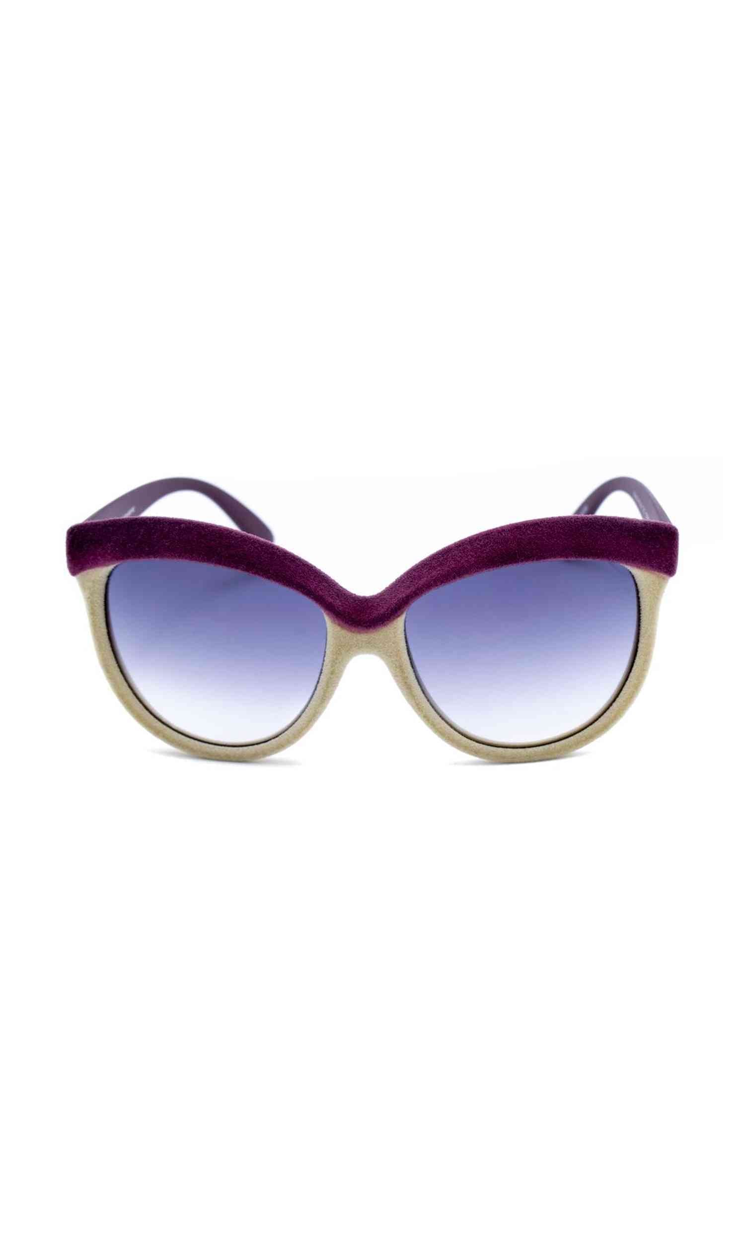 Italia Independent Purple Acetate Sunglasses Glam Steals