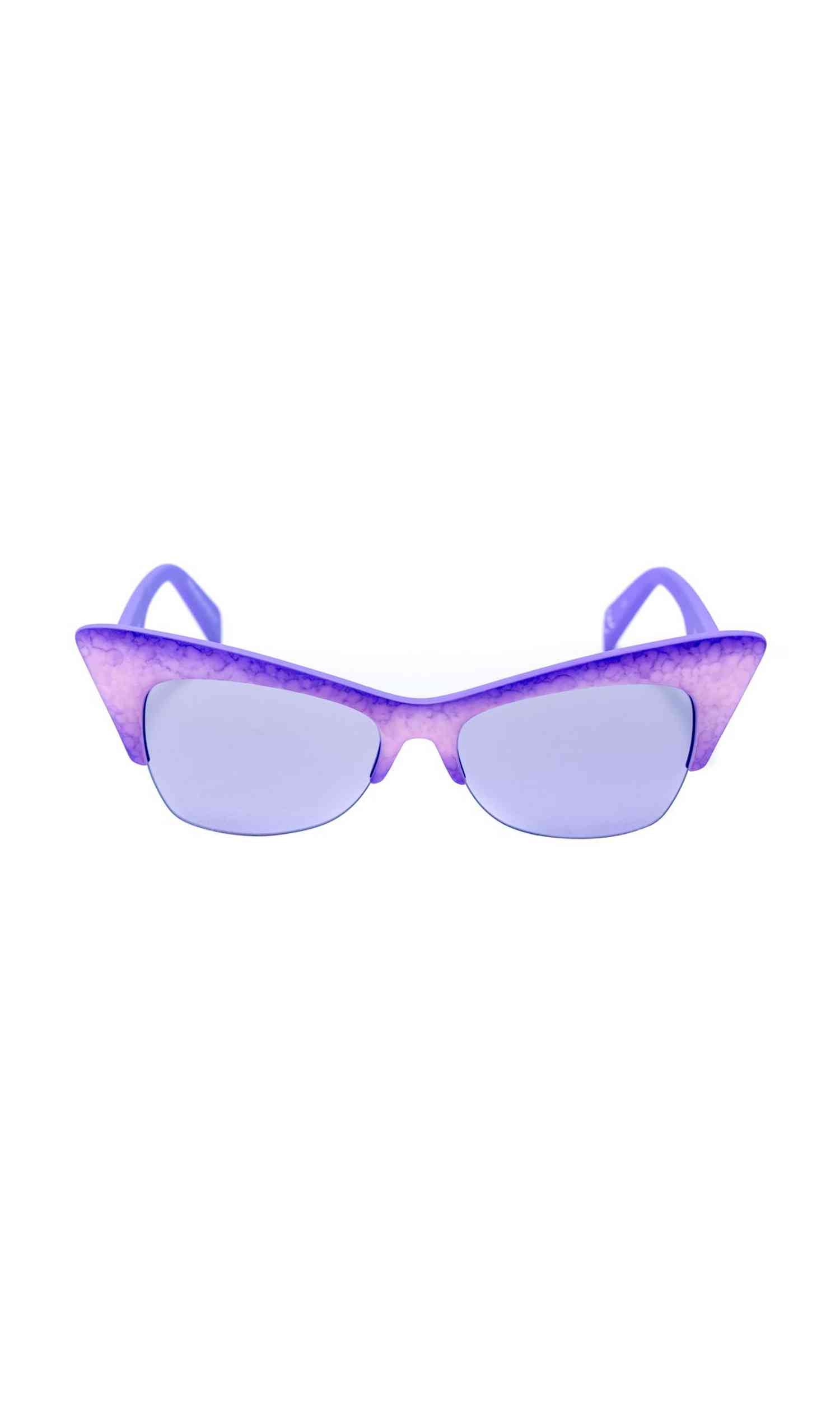 Italia Independent Purple Acetate Sunglasses Glam Steals