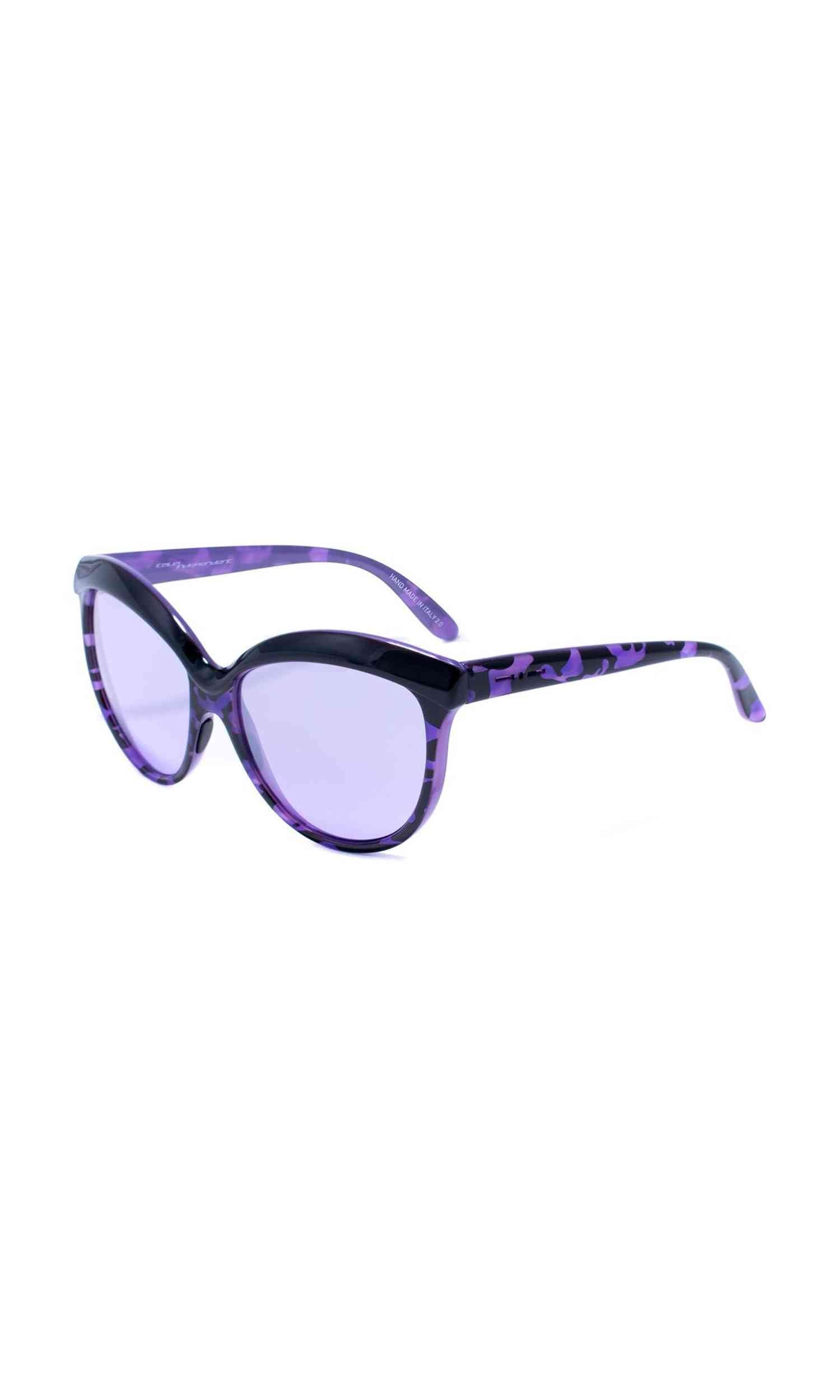 Italia Independent Purple Acetate Sunglasses Glam Steals