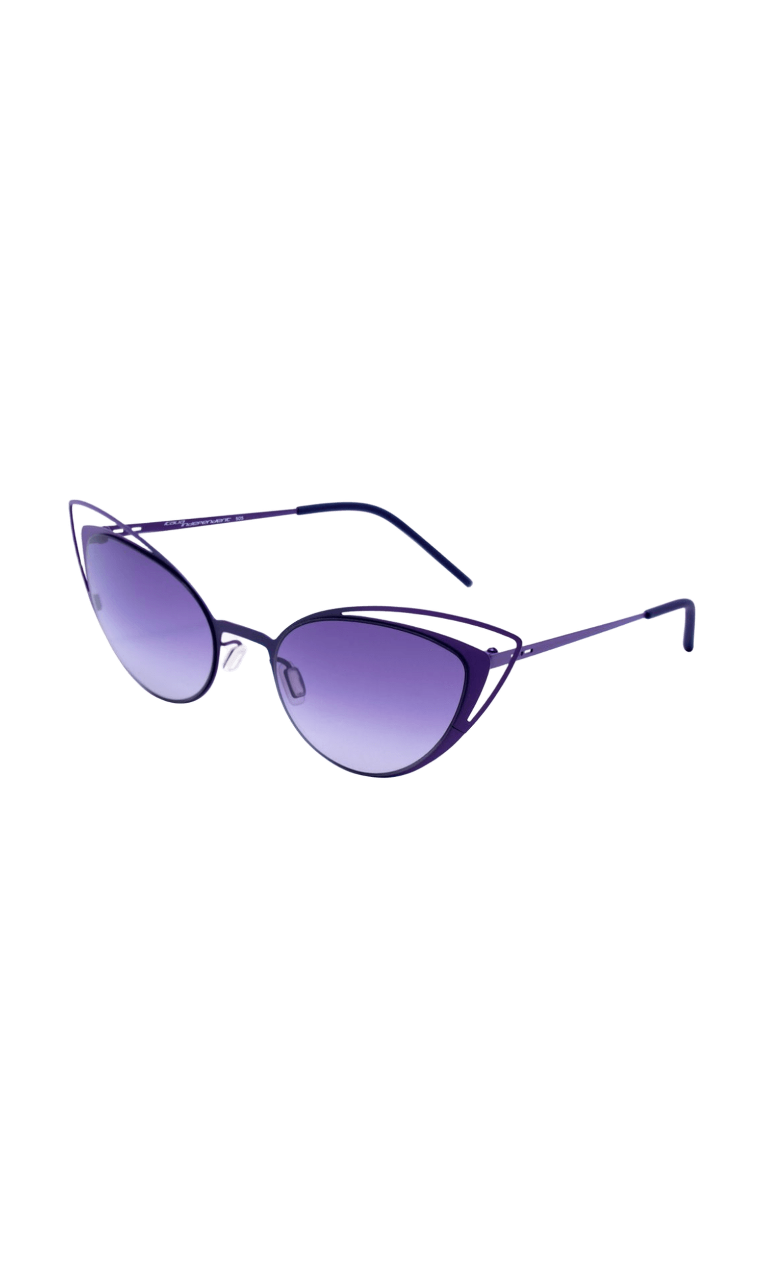 Italia Independent Purple Metal Sunglasses Glam Steals
