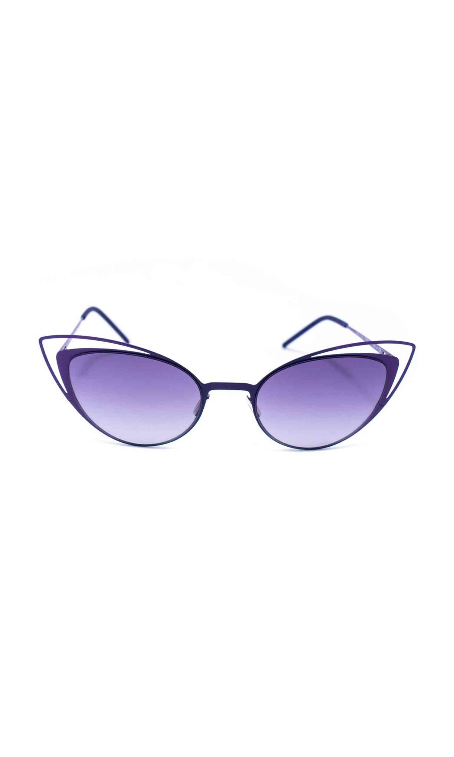 Italia Independent Purple Metal Sunglasses Glam Steals