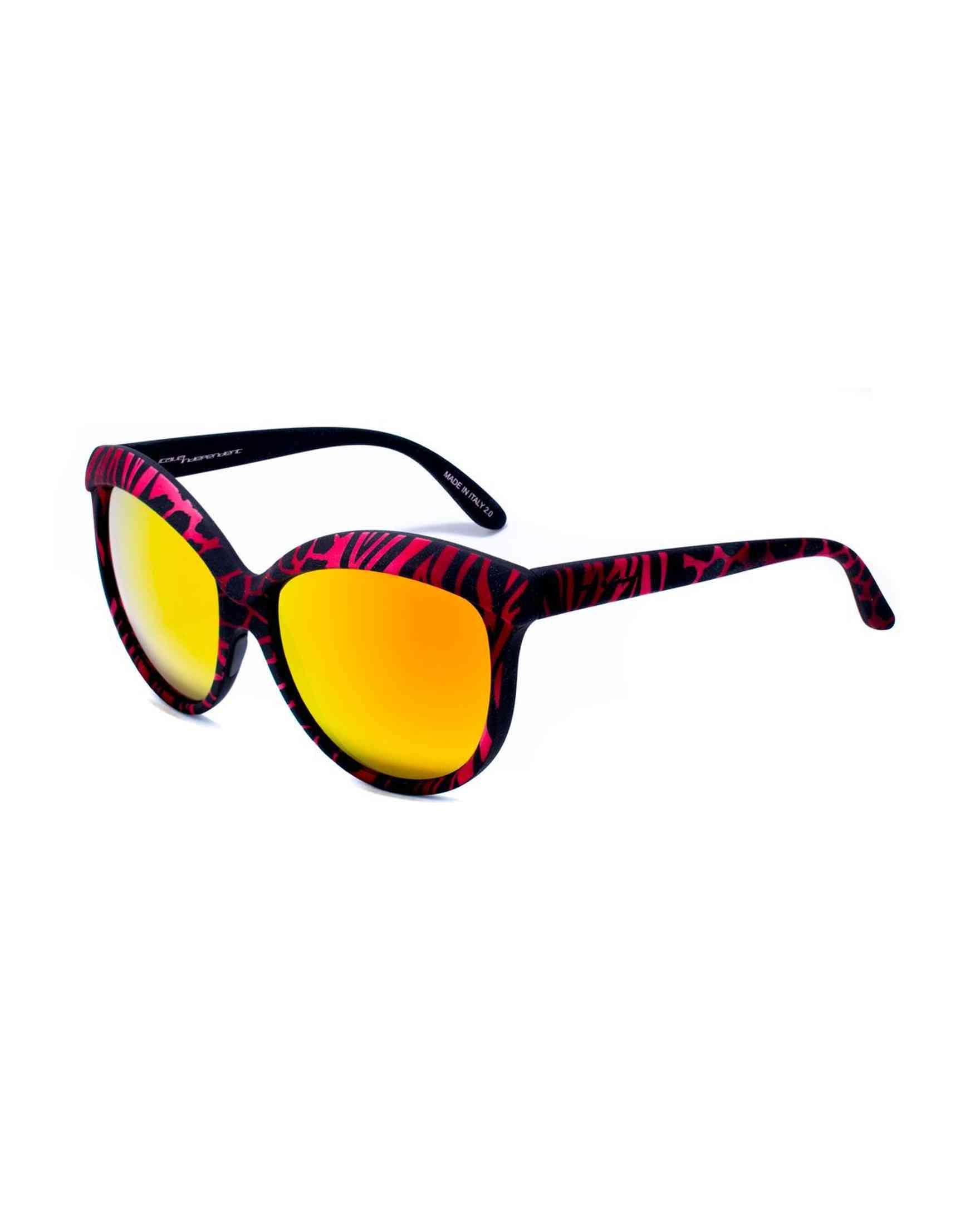 Italia Independent Red Acetate Sunglasses Glam Steals