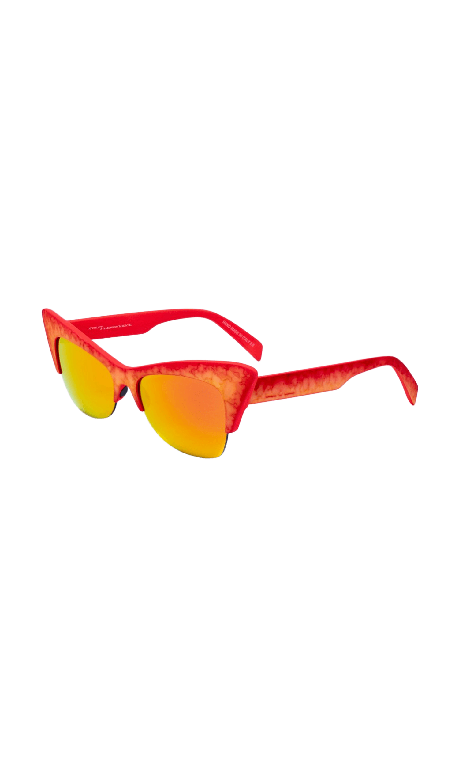 Italia Independent Red Acetate Sunglasses Glam Steals