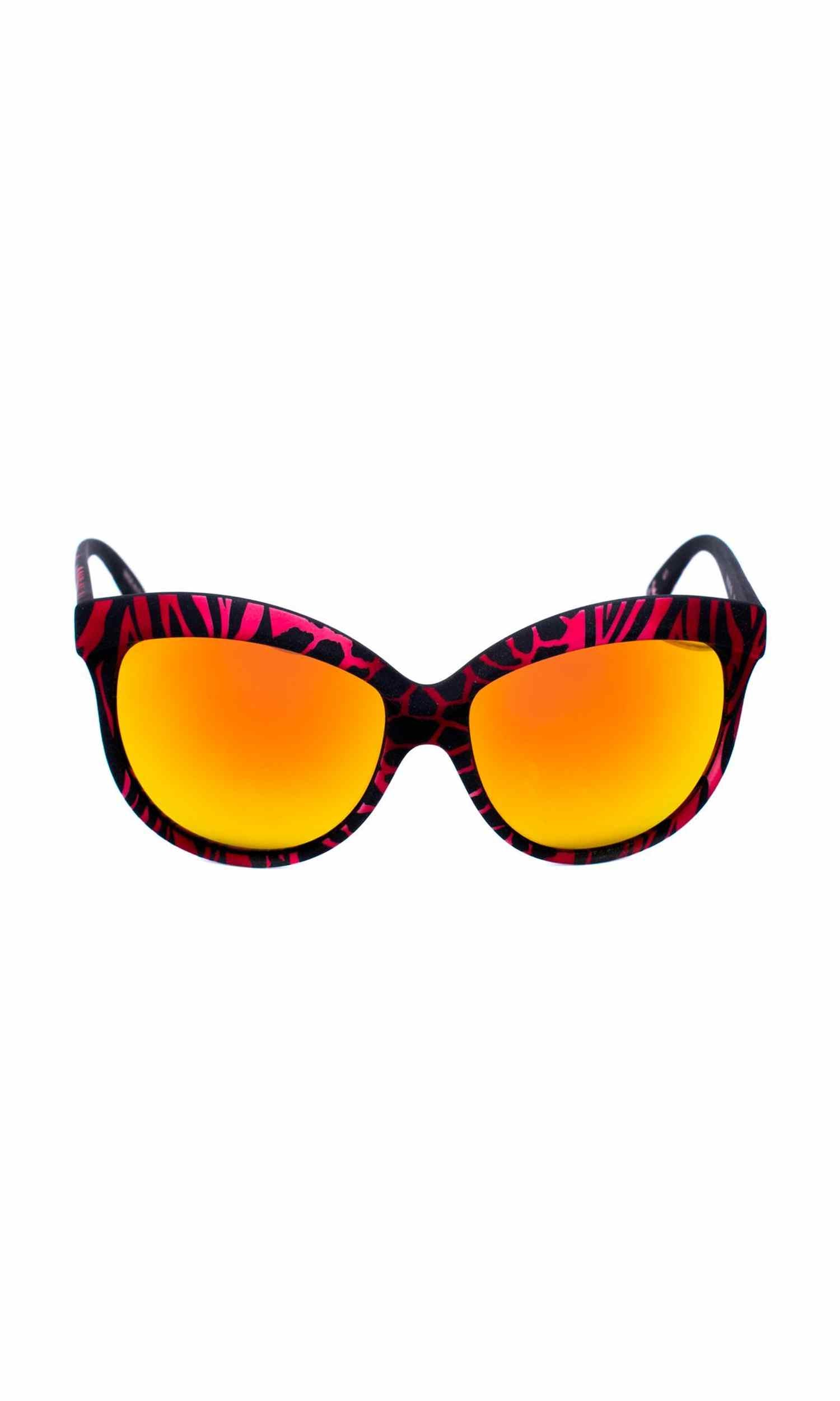 Italia Independent Red Acetate Sunglasses Glam Steals