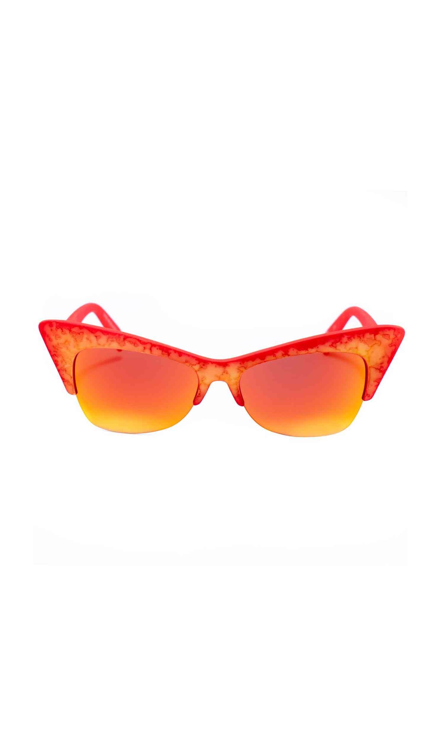 Italia Independent Red Acetate Sunglasses Glam Steals