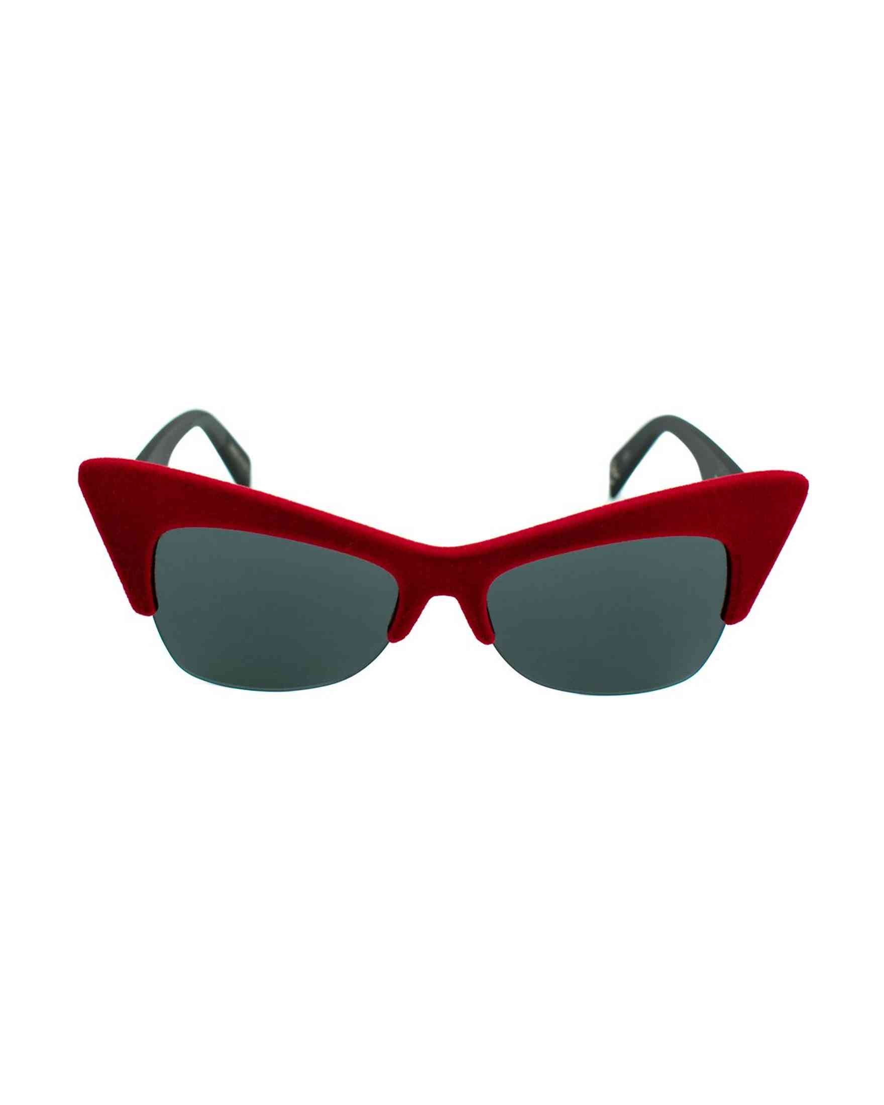 Italia Independent Red Acetate Sunglasses Glam Steals