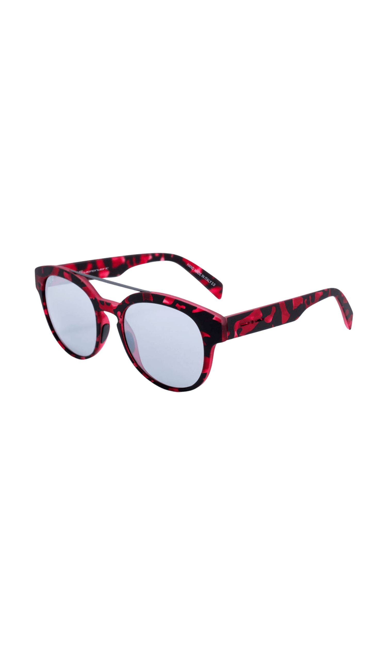 Italia Independent Red Acetate Sunglasses Glam Steals