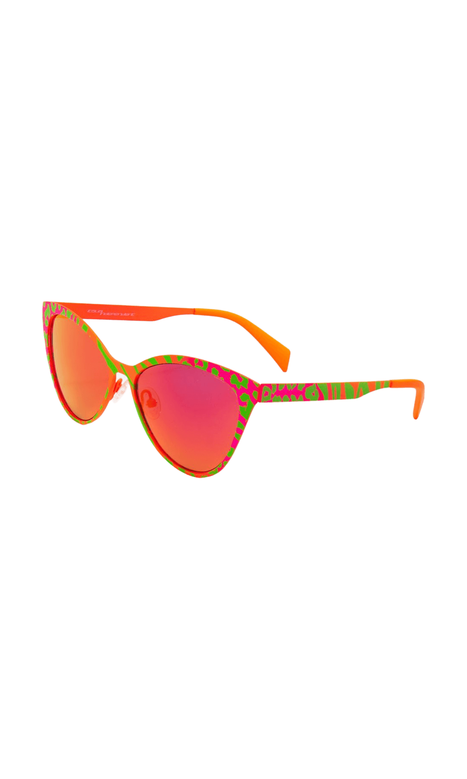 Italia Independent Red Metal Sunglasses Glam Steals