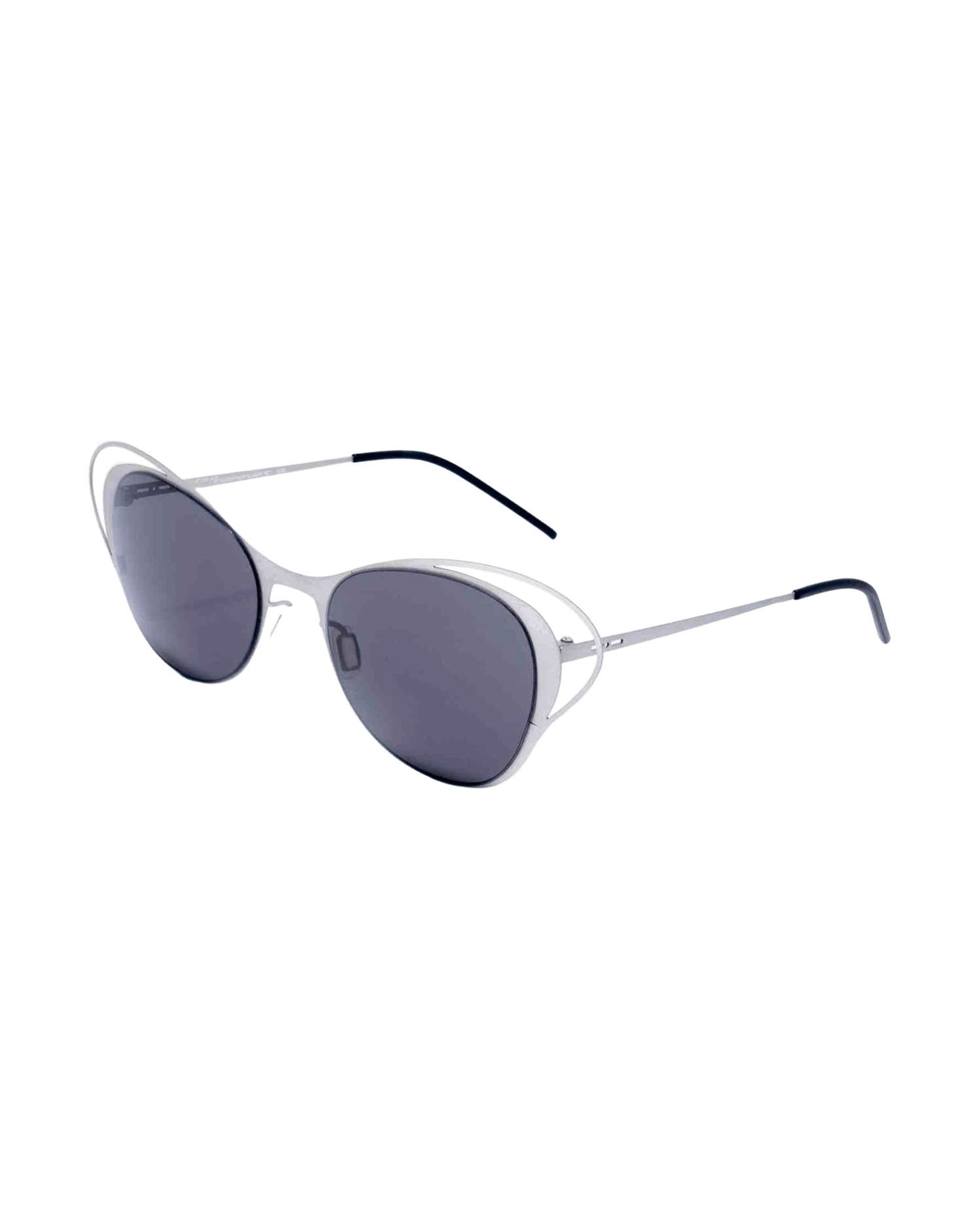 Italia Independent Silver Metal Sunglasses Glam Steals