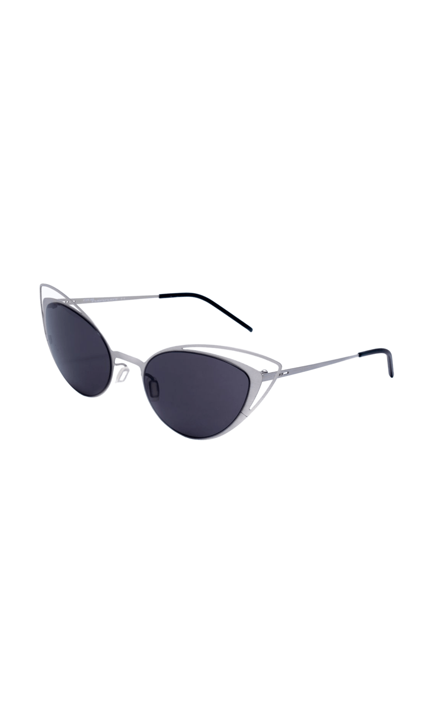 Italia Independent Silver Metal Sunglasses Glam Steals