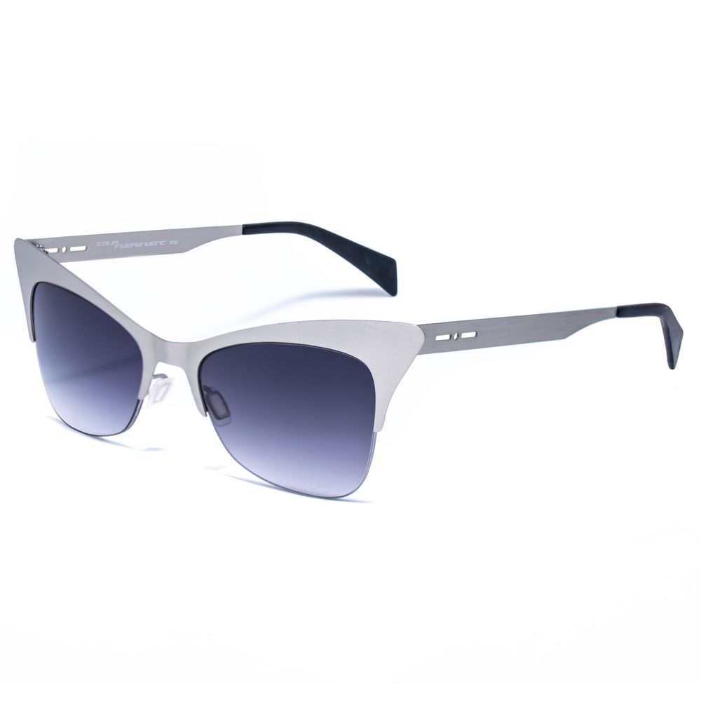 Italia Independent Silver Metal Sunglasses Glam Steals