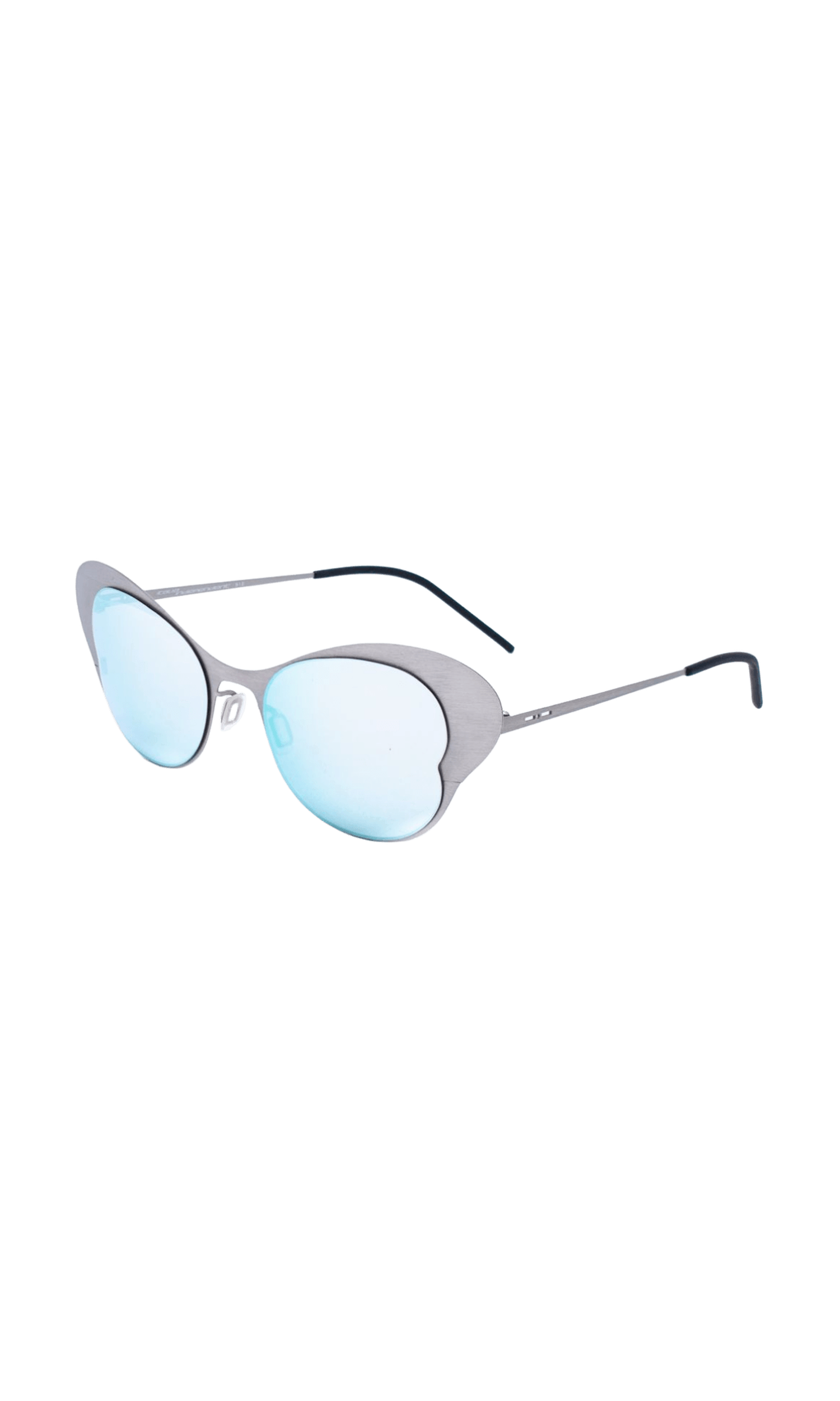 Italia Independent Silver Metal Sunglasses Glam Steals