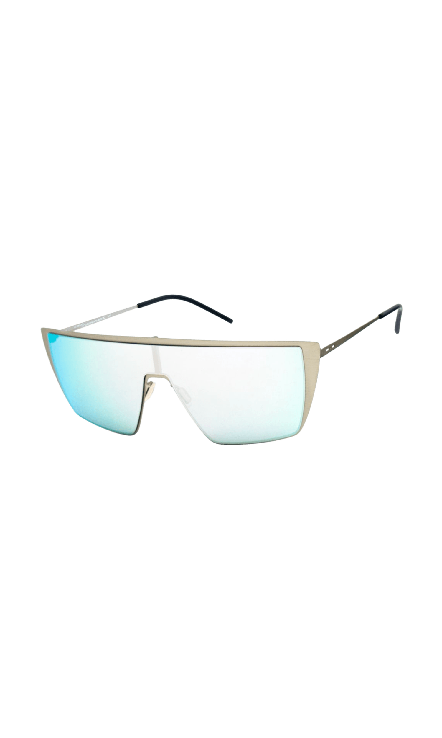 Italia Independent Silver Metal Sunglasses Glam Steals