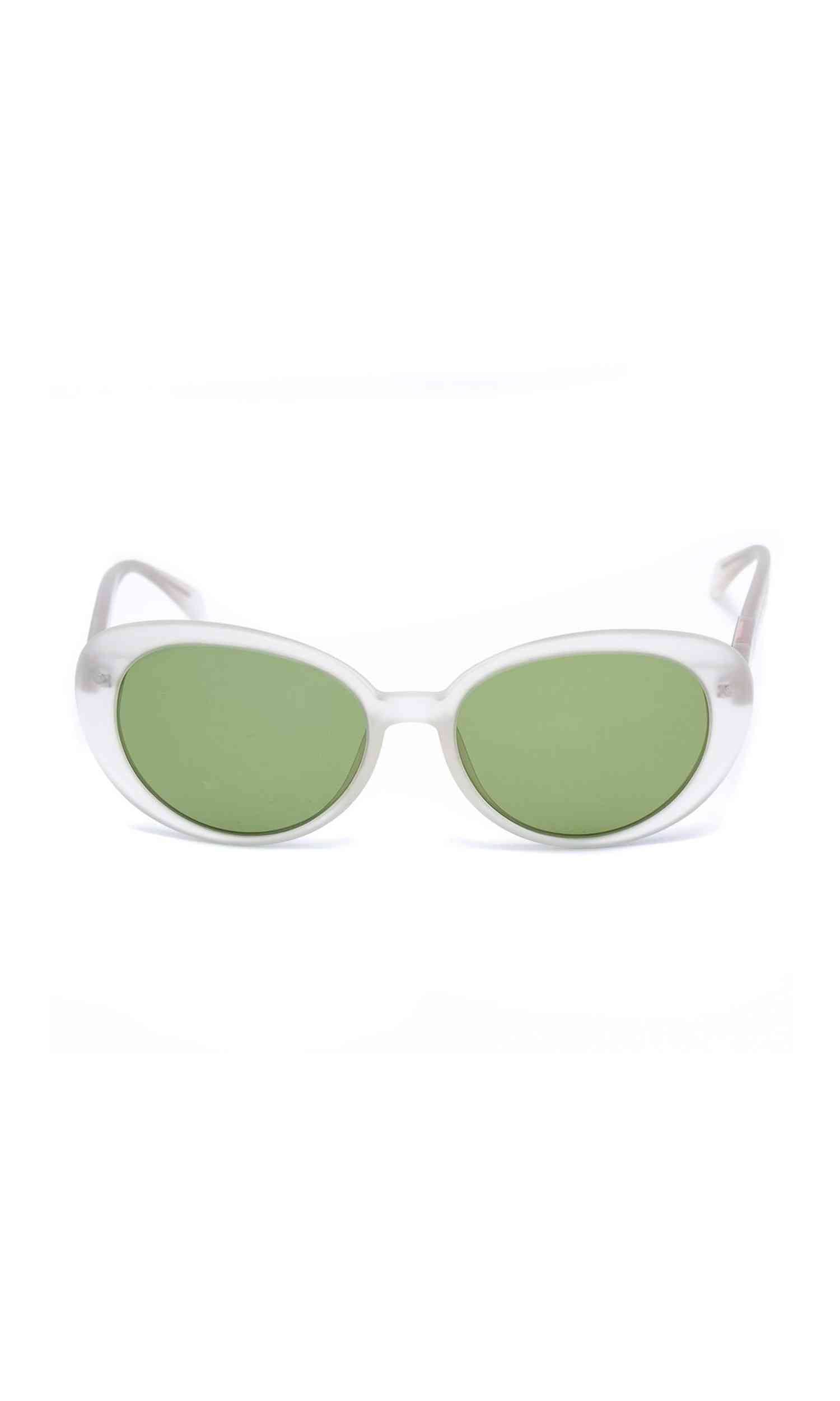 Italia Independent White Acetate Sunglasses Glam Steals