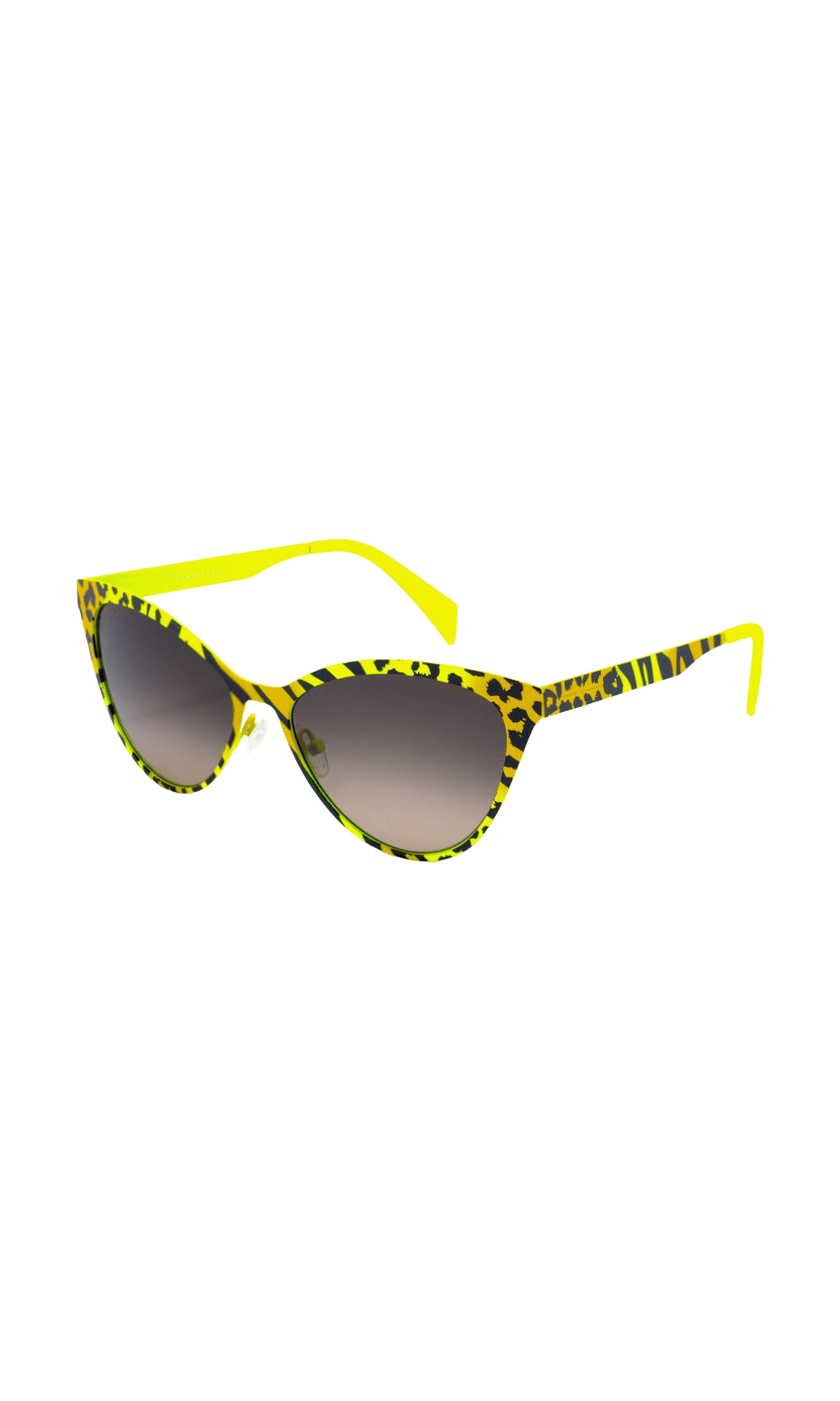 Italia Independent Yellow Metal Sunglasses Glam Steals