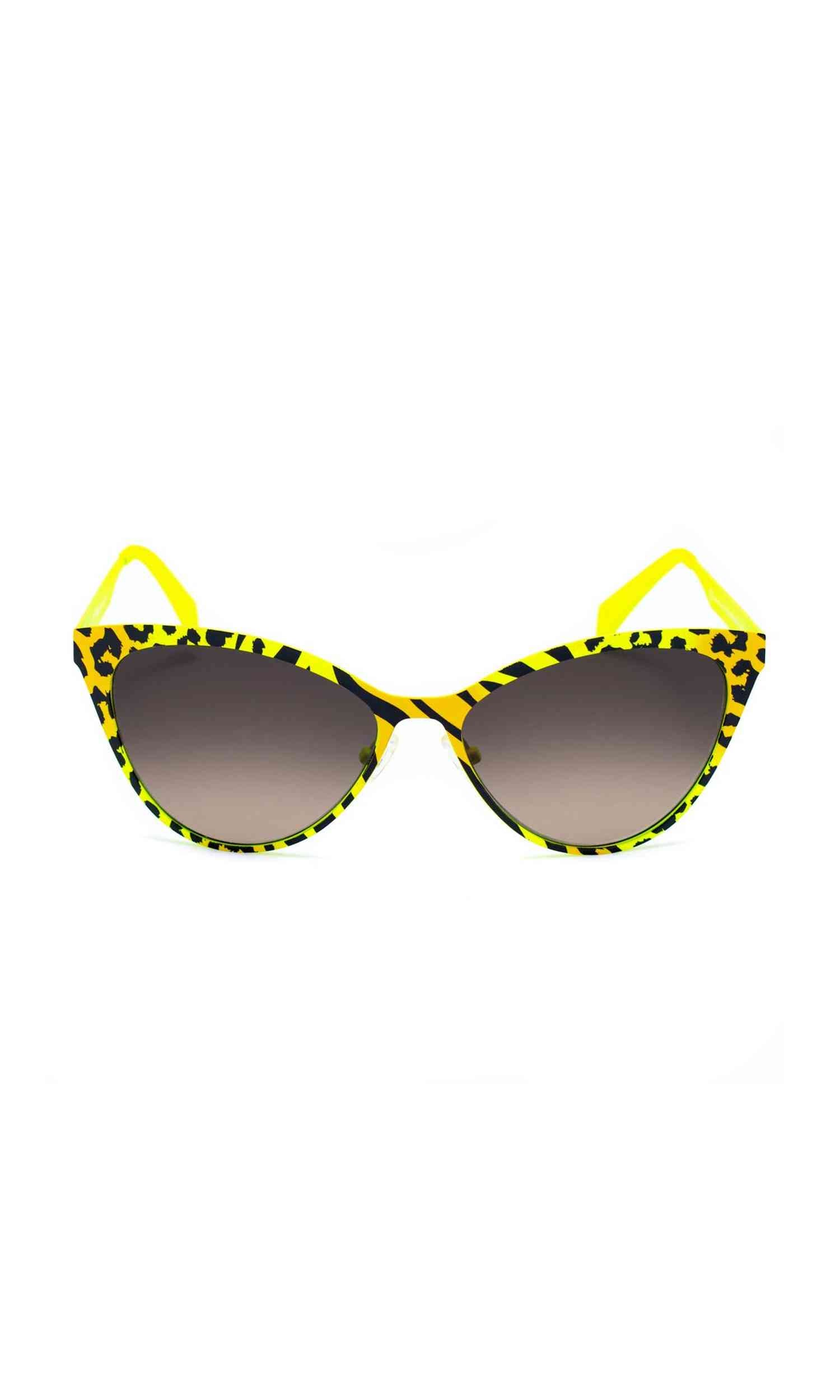 Italia Independent Yellow Metal Sunglasses Glam Steals