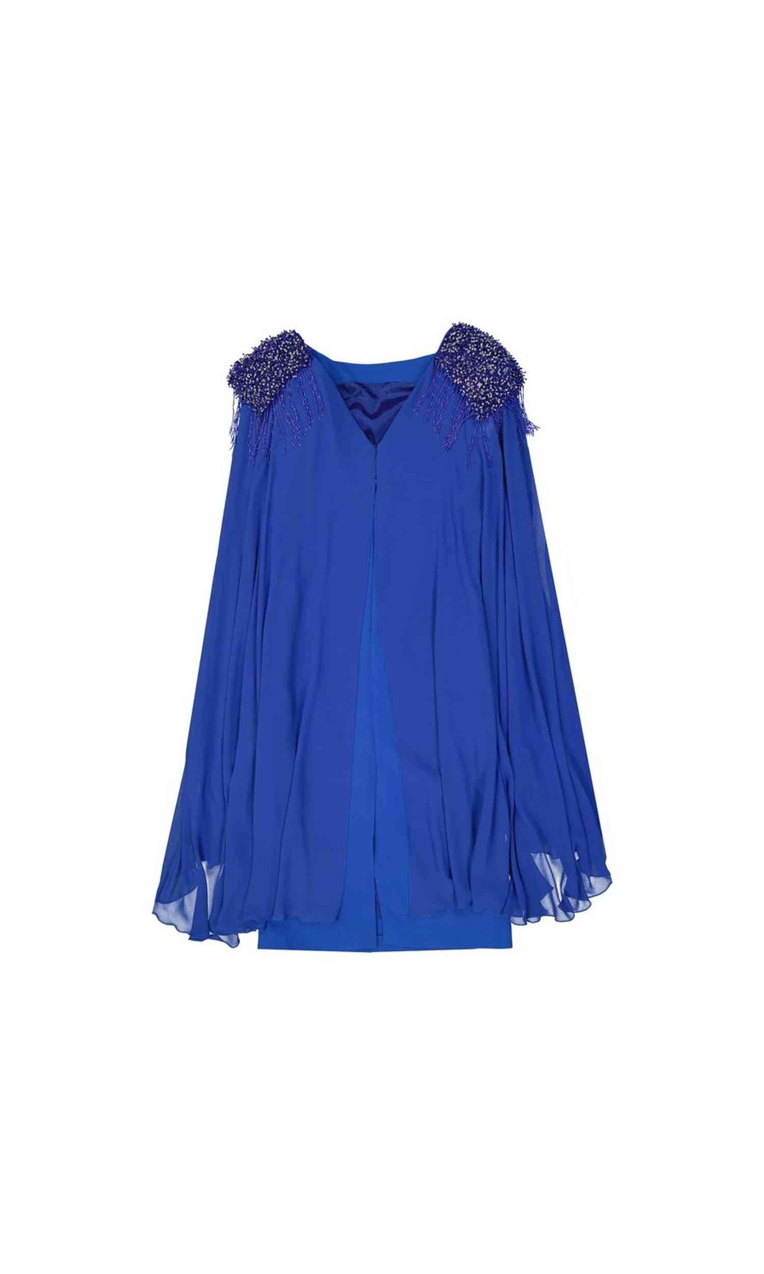 Ivan Montesi Beaded Shoulders Dress Glam Steals