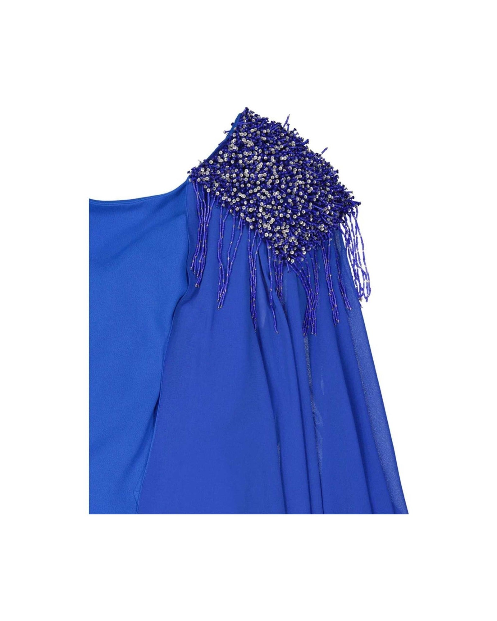Ivan Montesi Beaded Shoulders Dress Glam Steals