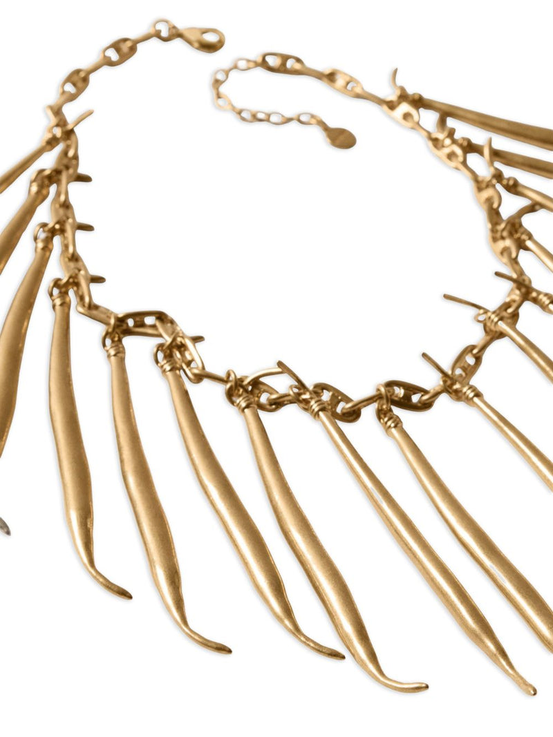 Jacquemus Bijoux Golden Necklace Glam Steals