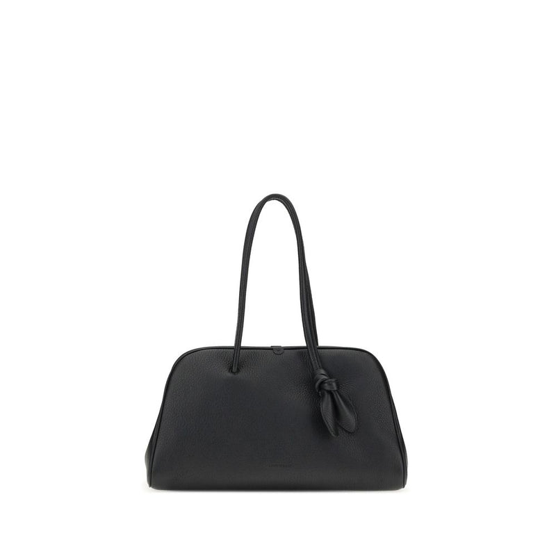 Jacquemus Black Calf Leather Bos Taurus Handbag Glam Steals