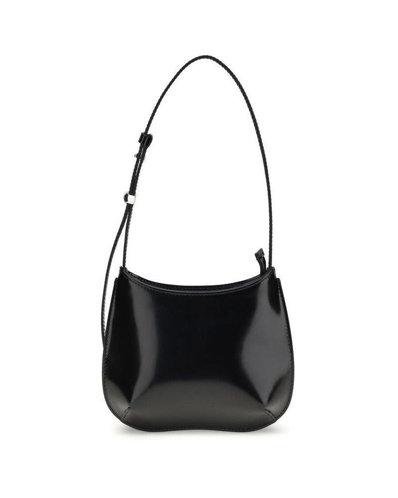 Jacquemus Black Calf Leather Bos Taurus Shoulder Bag 