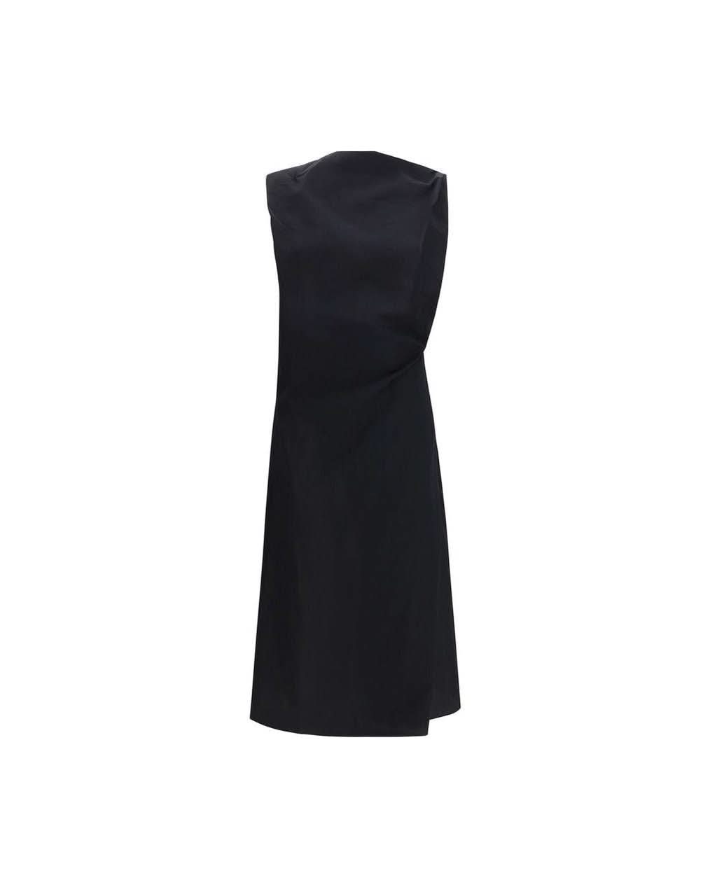 Jacquemus Black Cotton Casual Dress Glam Steals