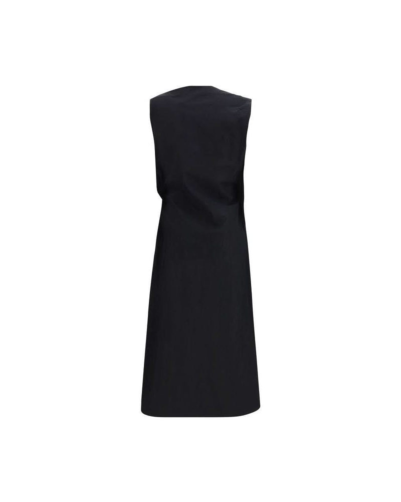 Jacquemus Black Cotton Casual Dress Glam Steals