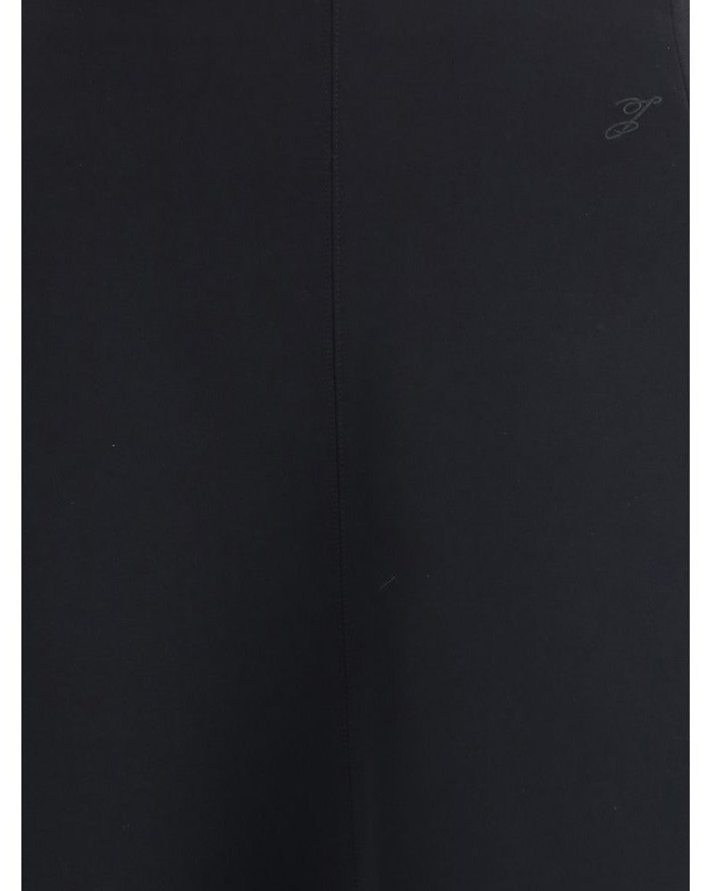 Jacquemus Black Cotton Midi Skirt Glam Steals