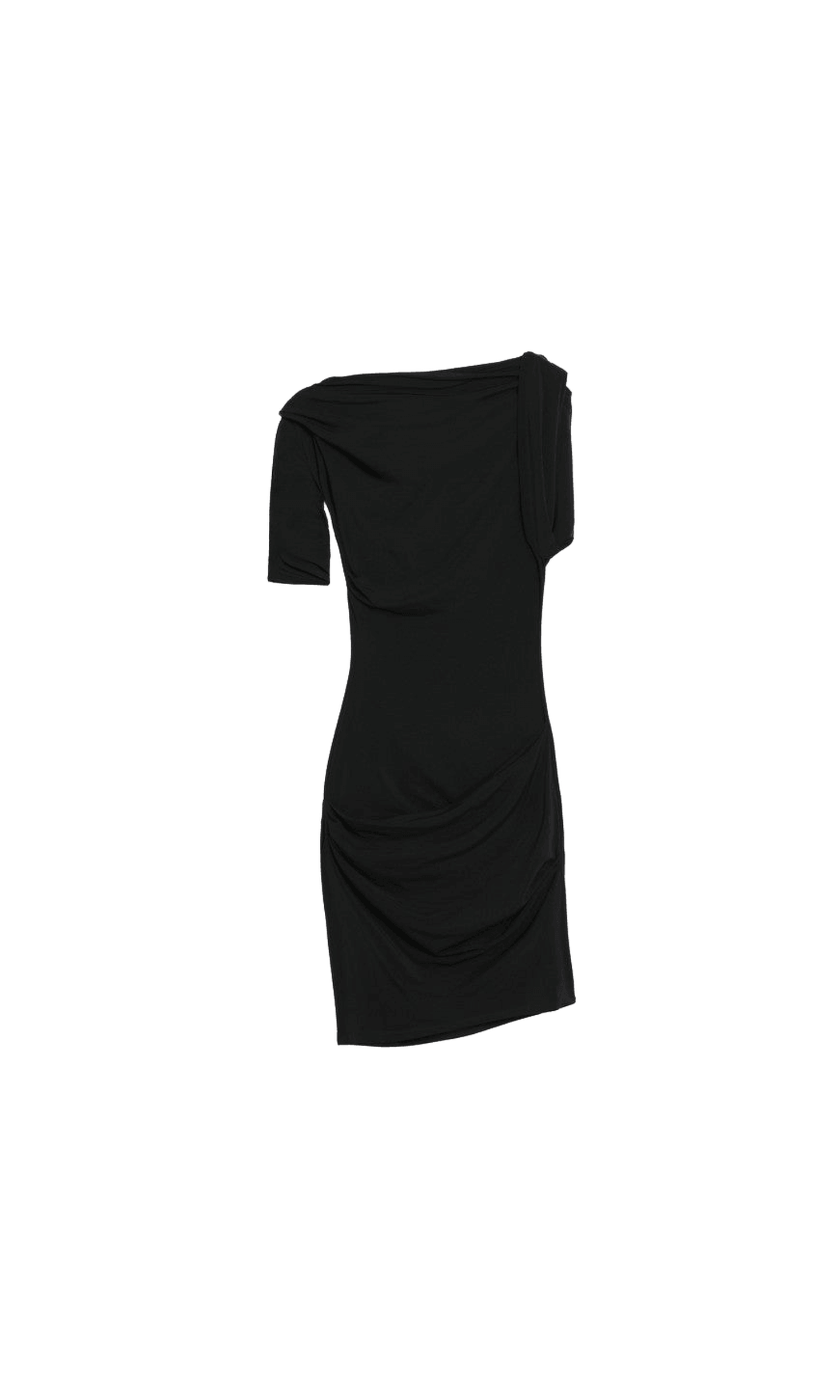 Jacquemus Black Draped Mini Dress Glam Steals