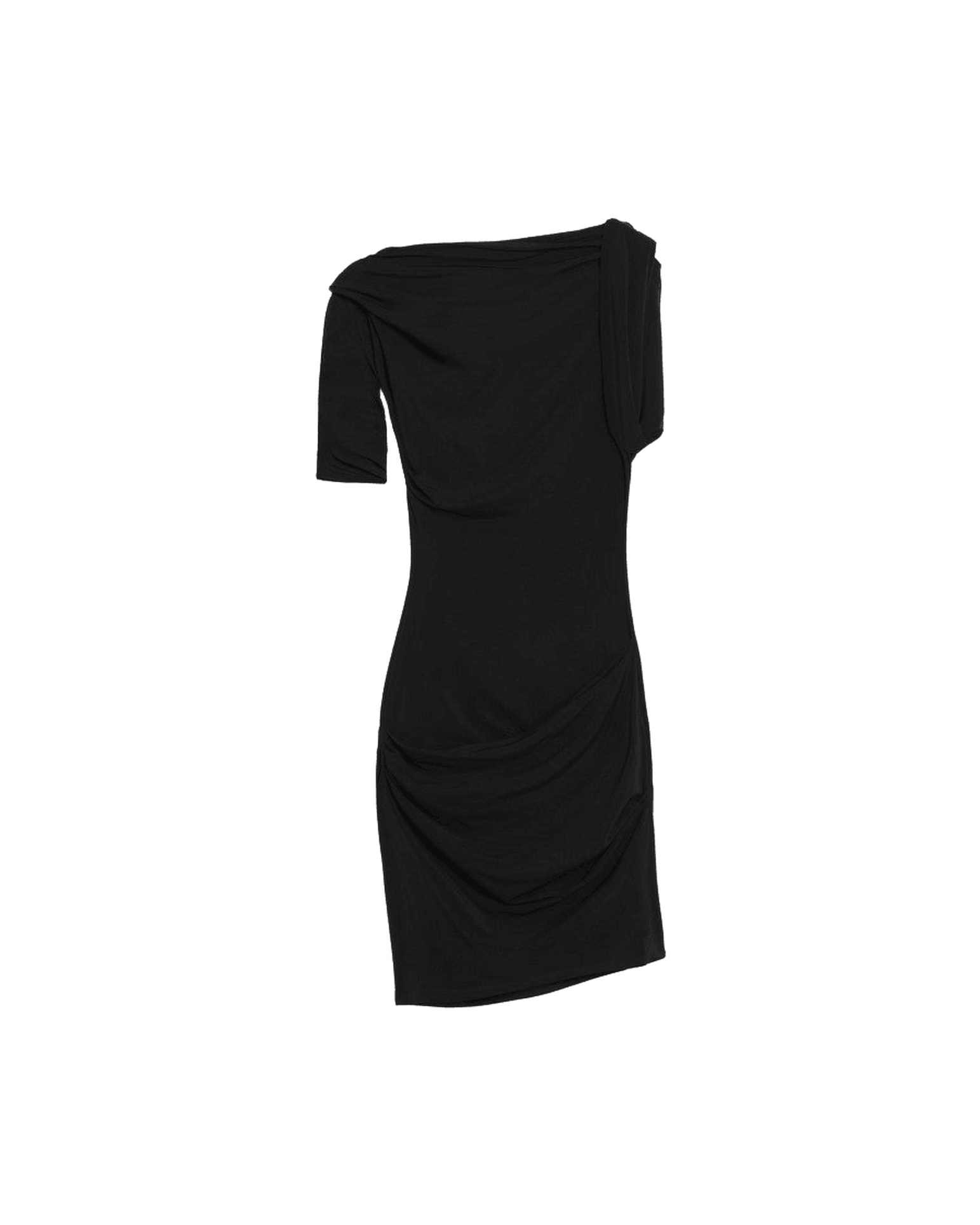 Jacquemus Black Draped Mini Dress Glam Steals