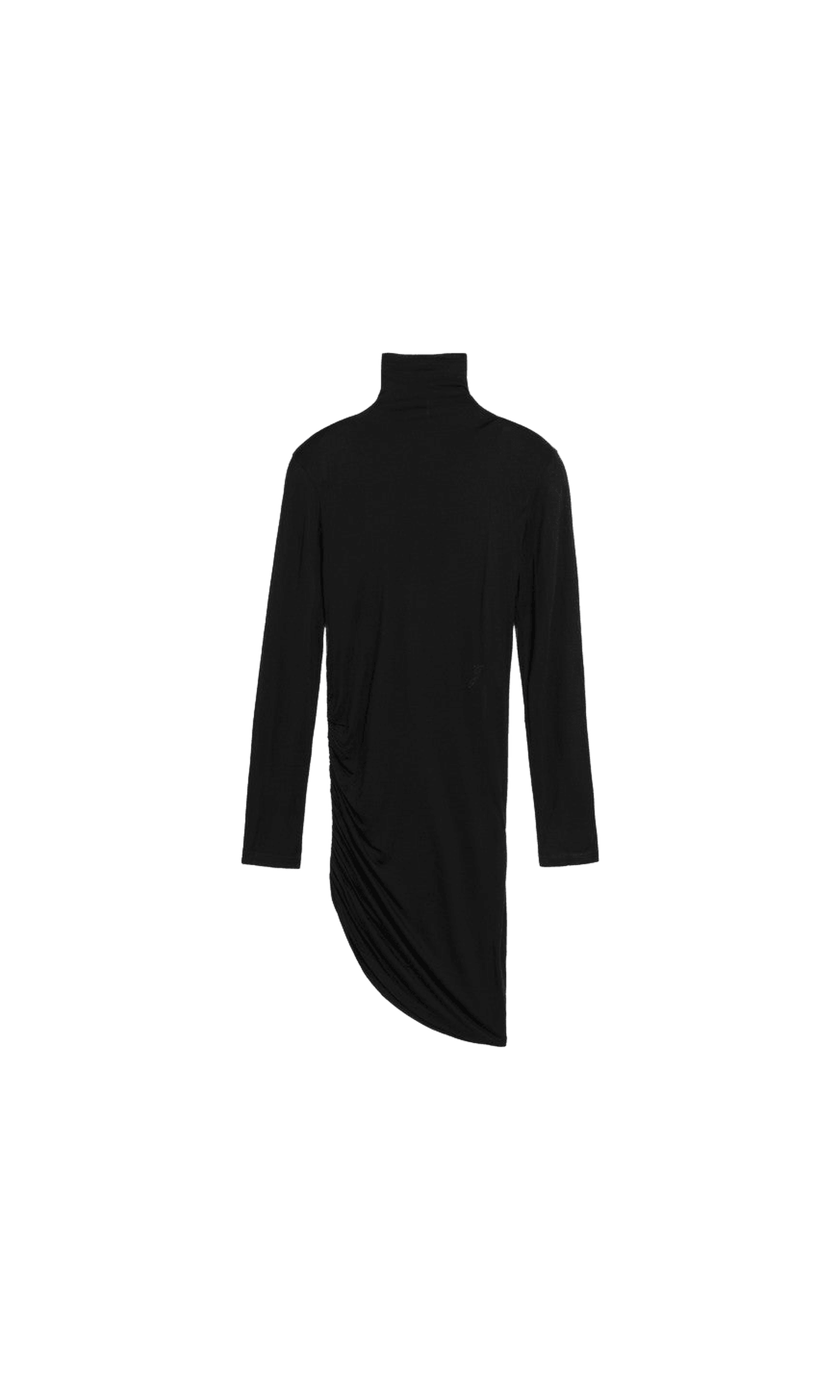 Jacquemus Black Draped Spallina Dress Glam Steals