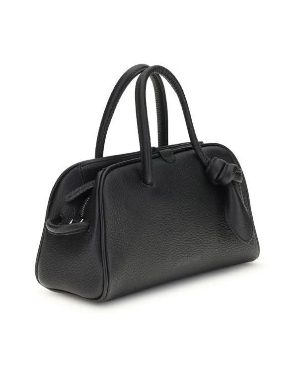 Jacquemus Black Leather Calf Bos Taurus Handbag Glam Steals