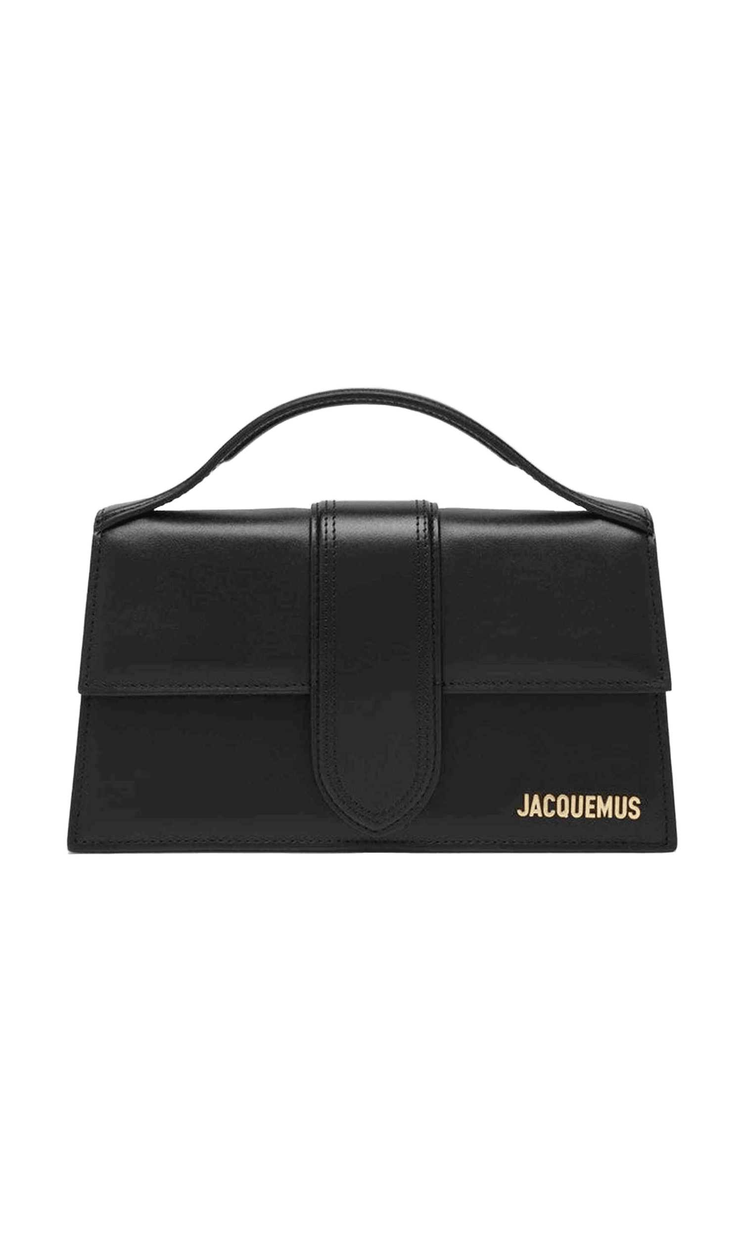 Jacquemus Black Leather Le Grand Bambino Bag Glam Steals