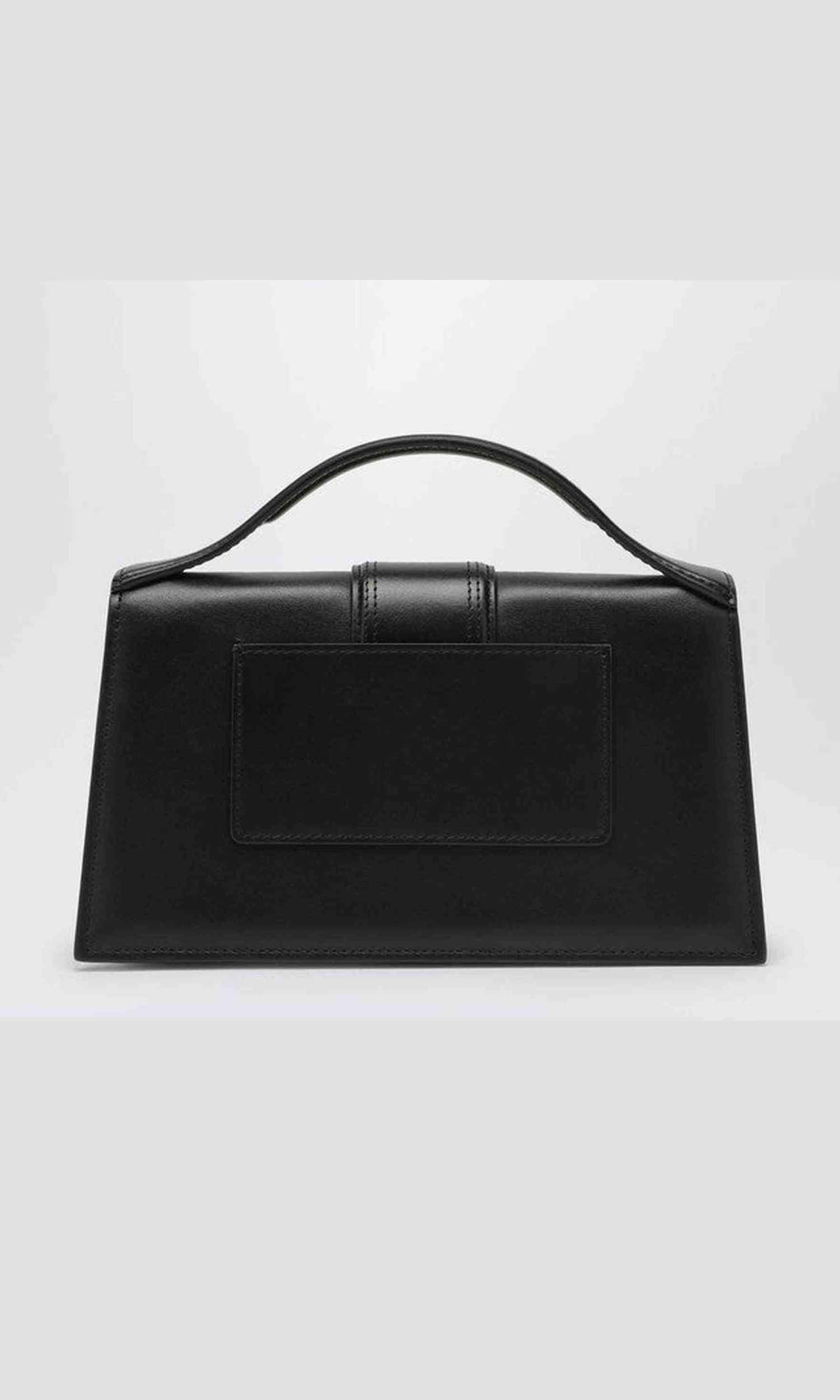 Jacquemus Black Leather Le Grand Bambino Bag Glam Steals