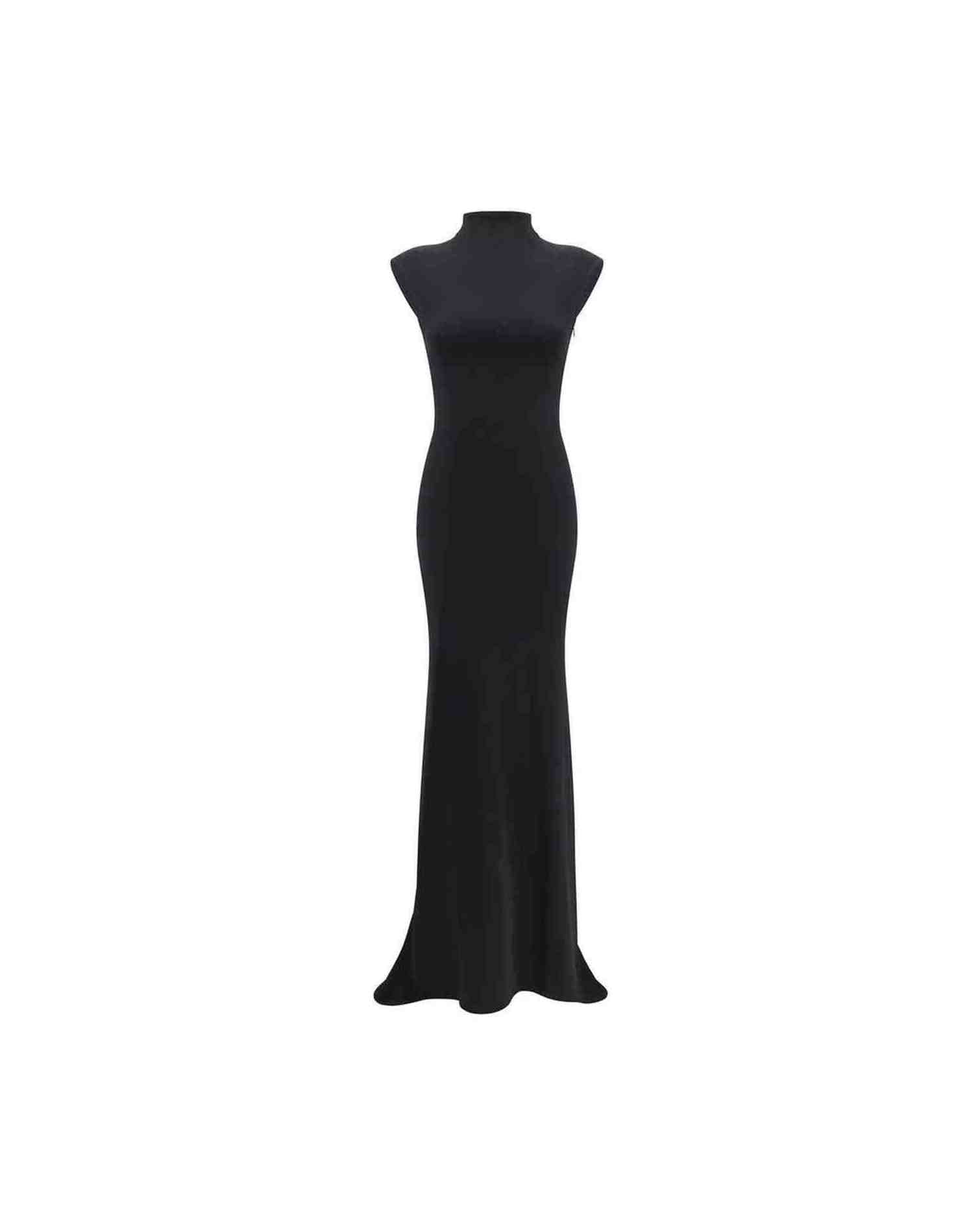Jacquemus Black Long Alba Dress Glam Steals