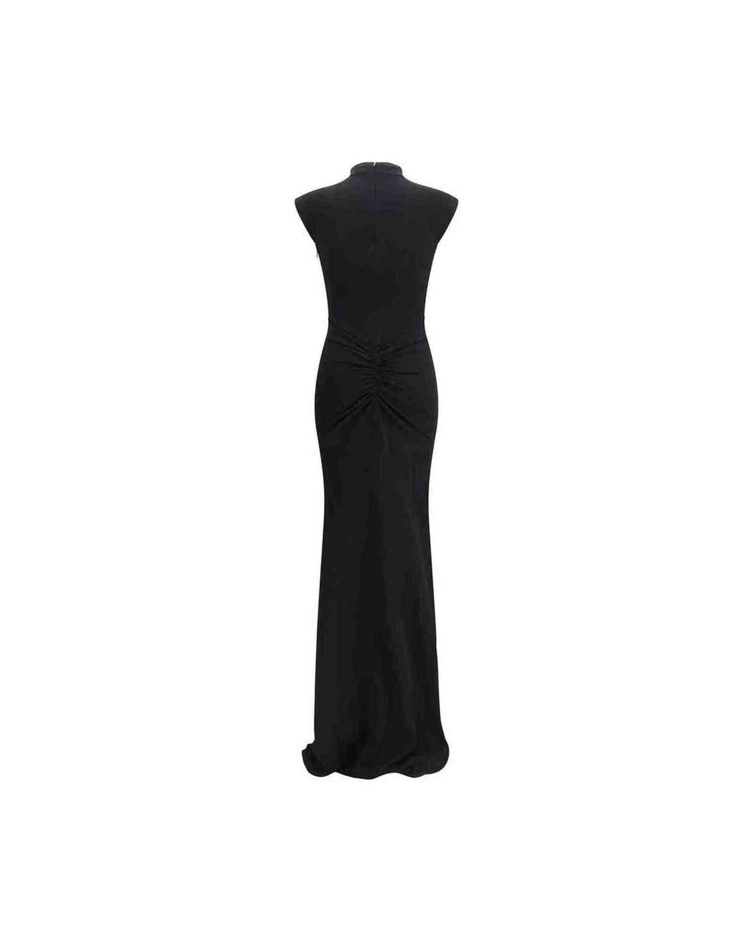 Jacquemus Black Long Alba Dress Glam Steals