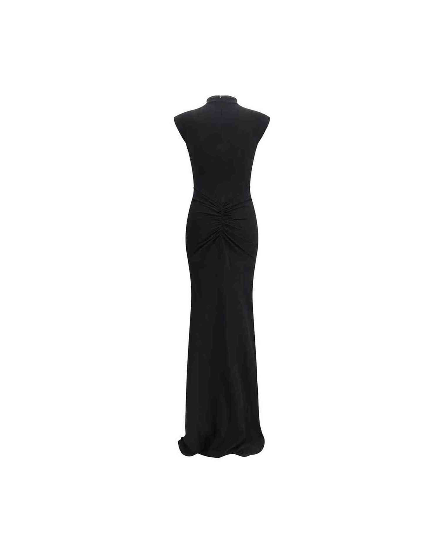 Jacquemus Black Long Alba Dress Glam Steals